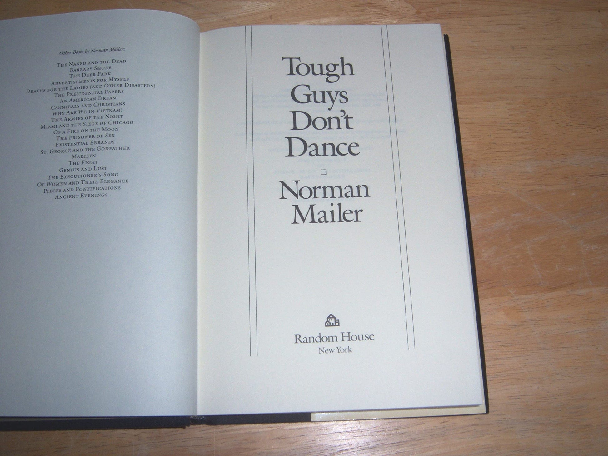 Tough Guys Don't Dance used book depot