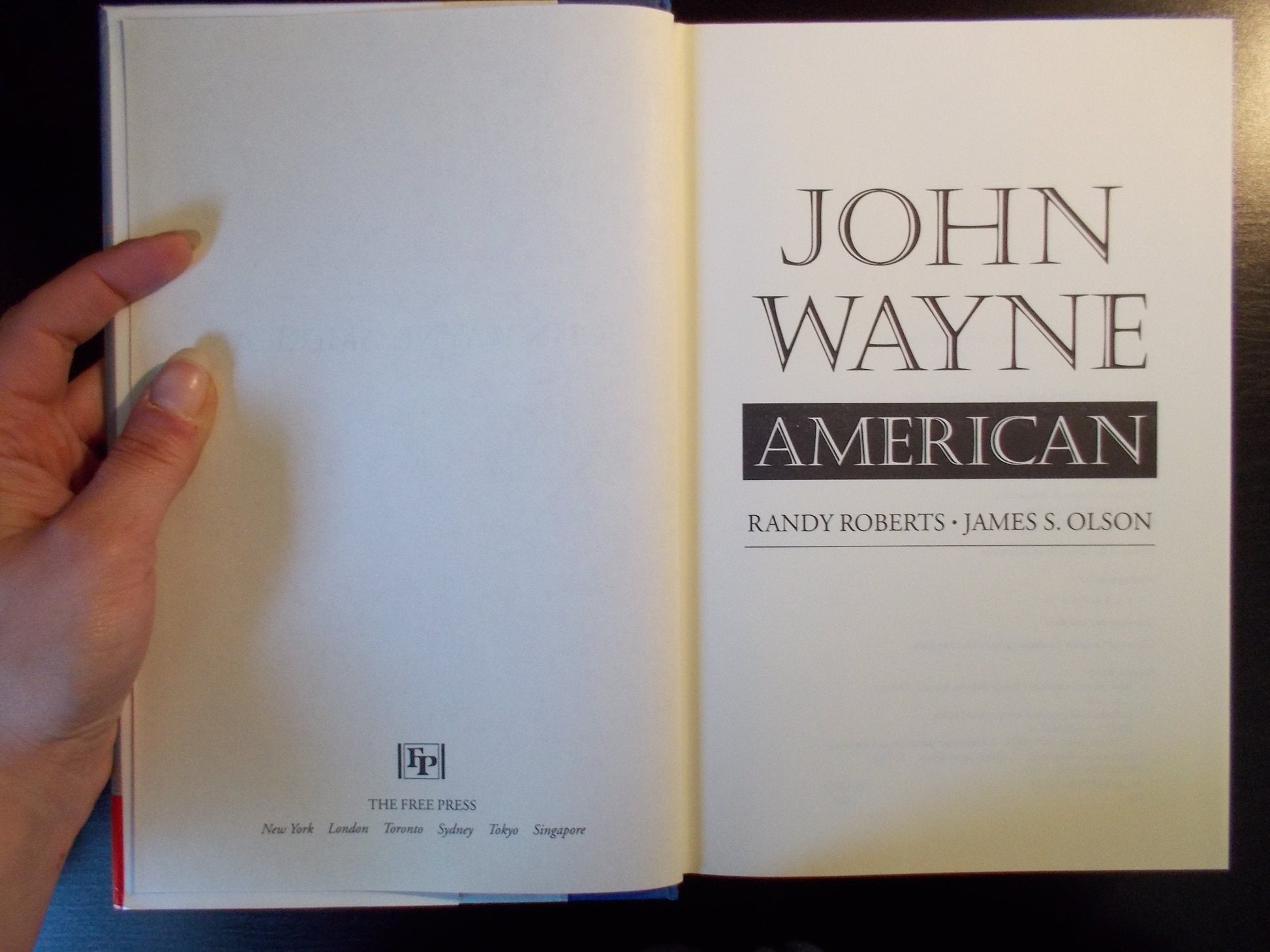 JOHN WAYNE: AMERICAN used book depot