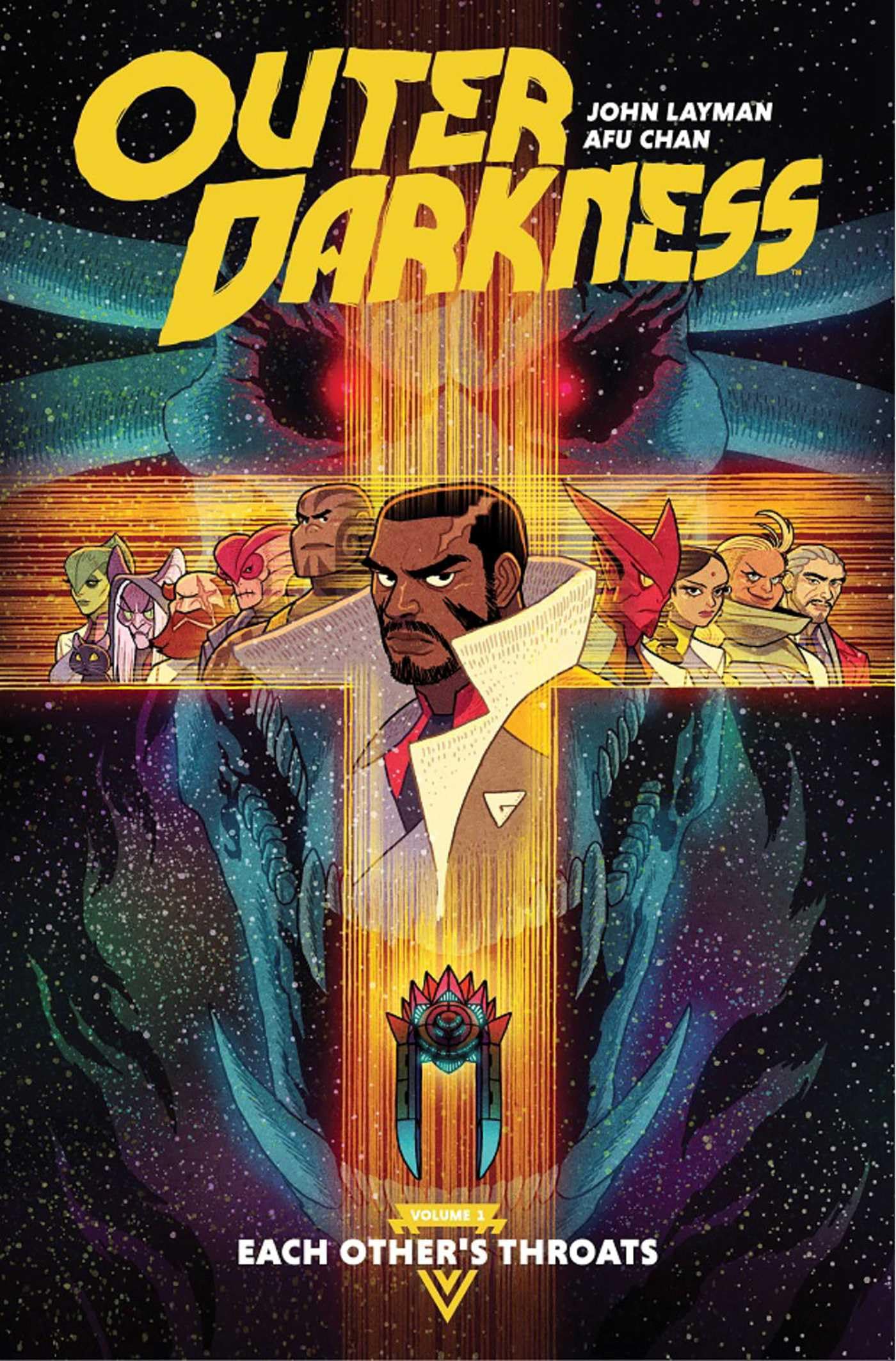 Outer Darkness Volume 1: Each Other's Throats used book depot