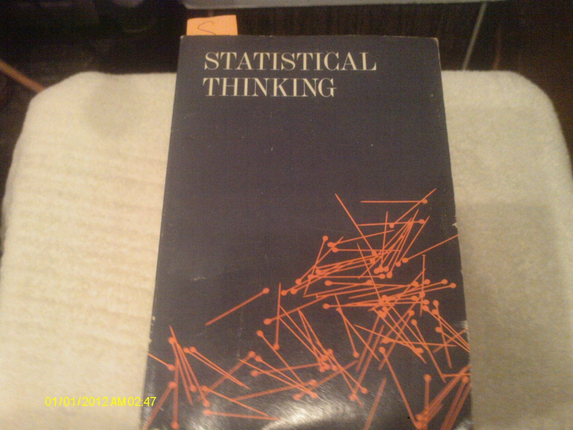 Statistical Thinking: A Structural Approach (Series of Books in Psychology) used book depot