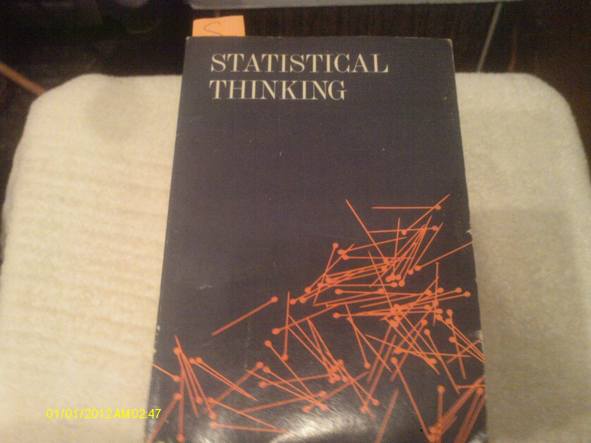 Statistical Thinking: A Structural Approach (Series of Books in Psychology) used book depot