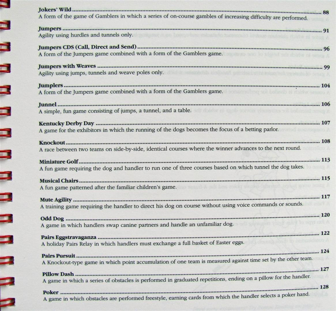 Clean Run Book of Agility Games used book depot