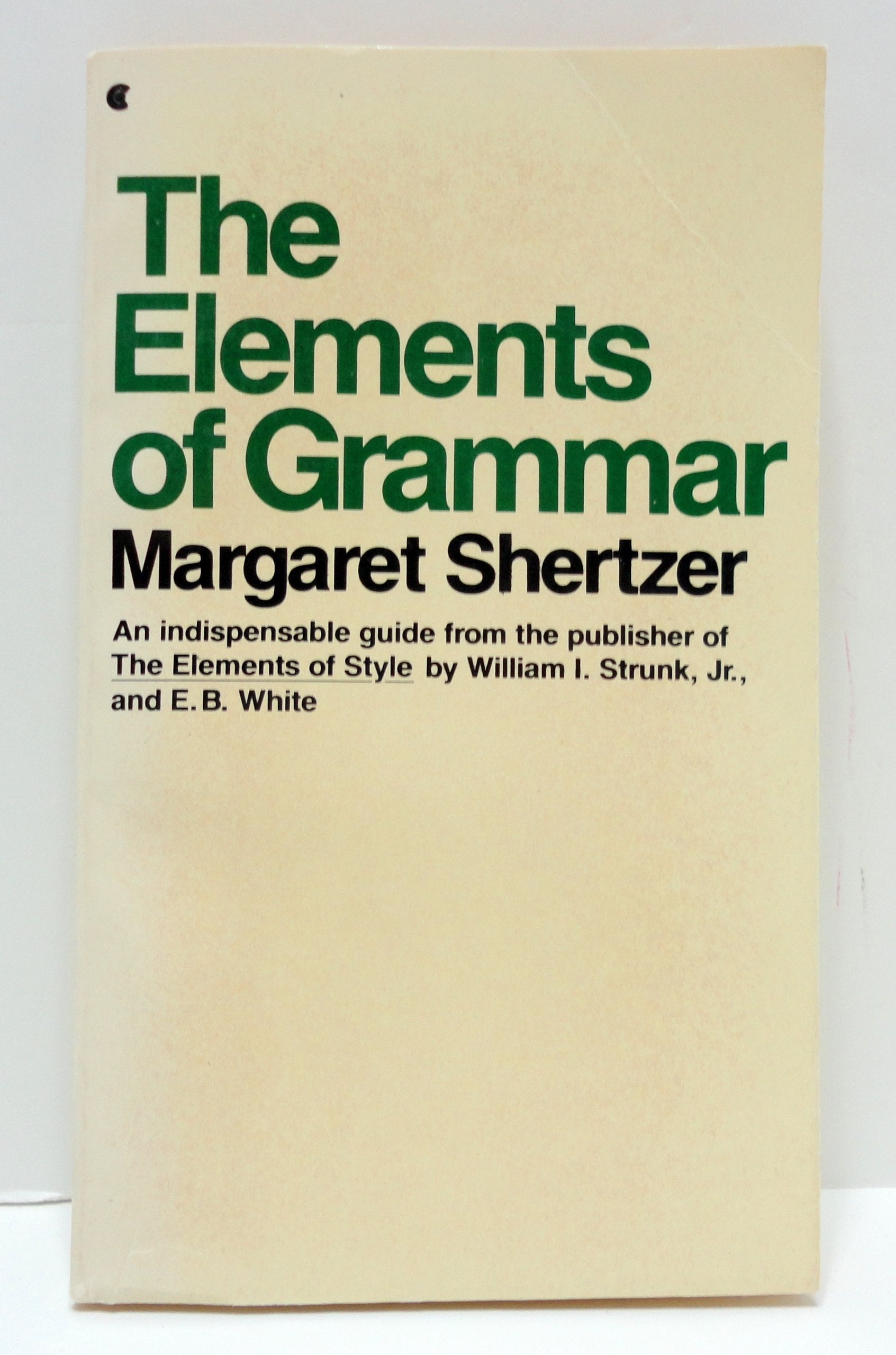 The Elements of Grammar used book depot