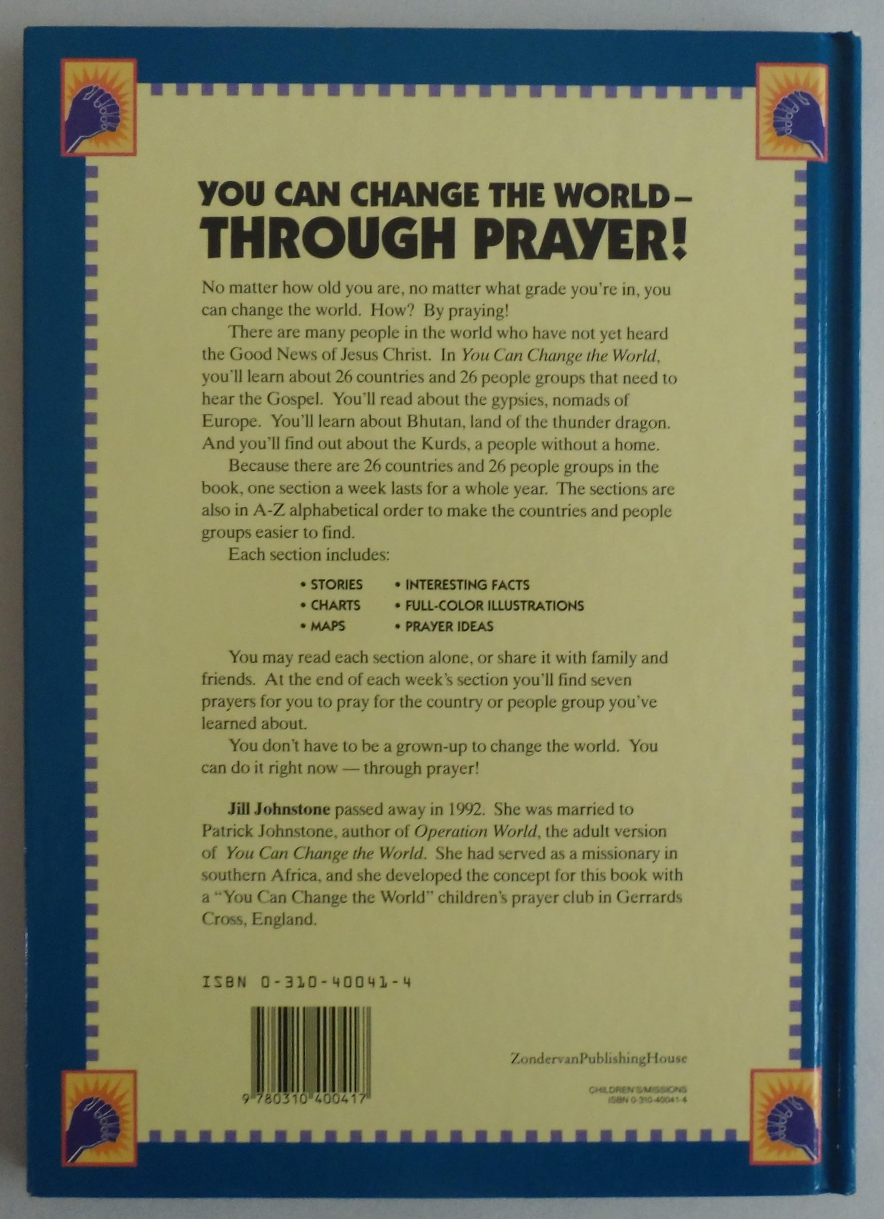 You Can Change the World; Learning to Pray for People in Other Countries (Volume I) used book depot