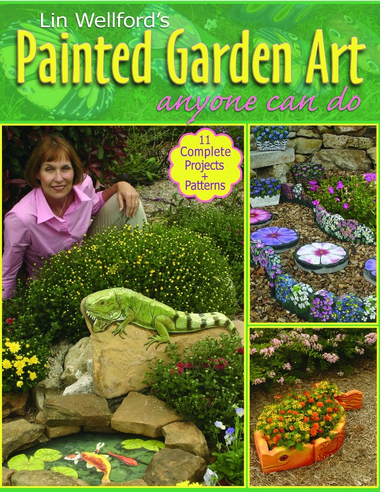 Lin Wellford's Painted Garden Art Anyone Can Do used book depot