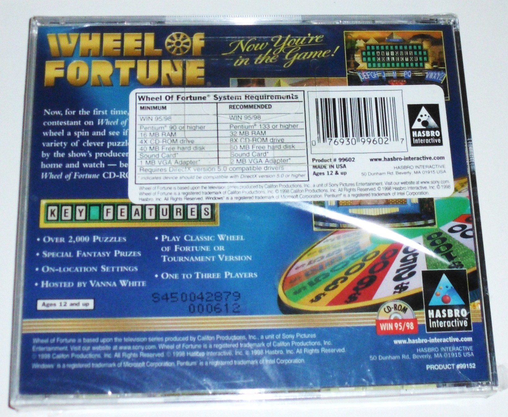 Wheel of Fortune (Jewel Case) - PC