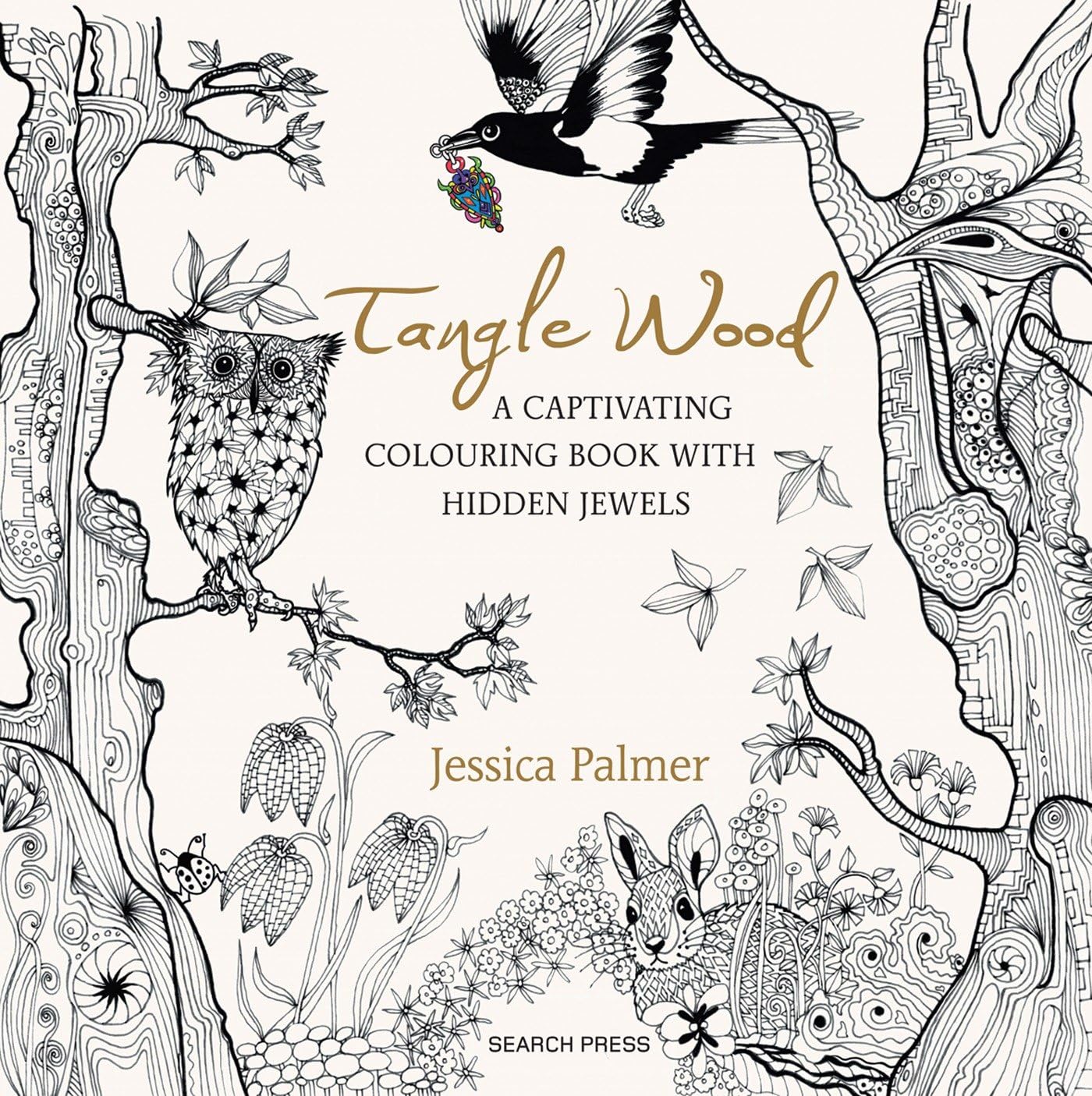 Tangle Wood: A Captivating Colouring Book with Hidden Jewels used book depot