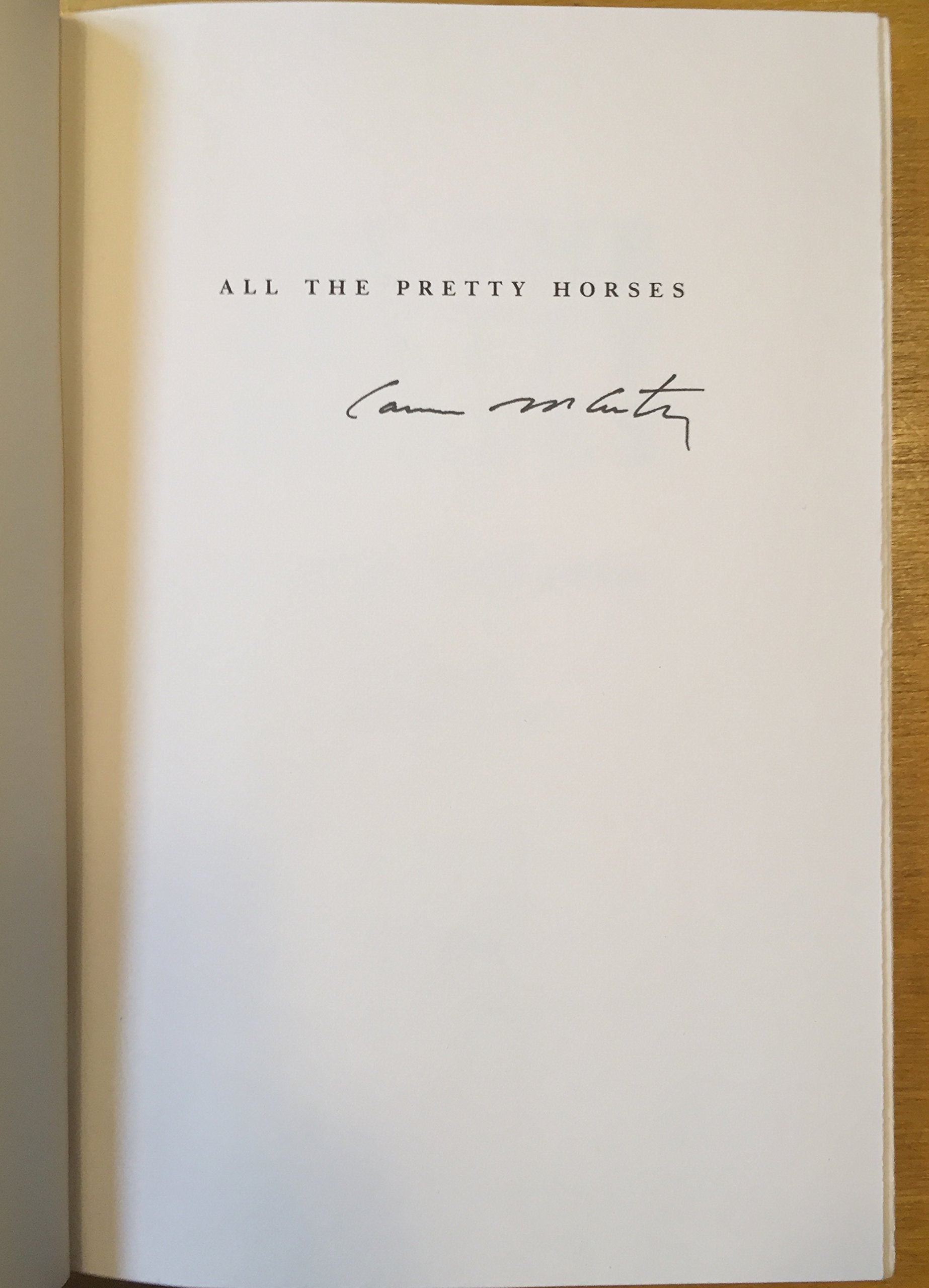 All the Pretty Horses used book depot