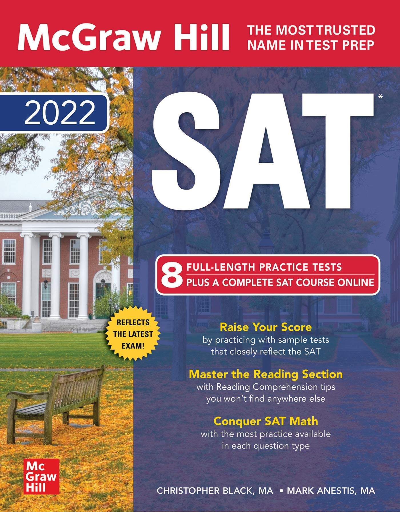 McGraw-Hill Education SAT 2022 used book depot