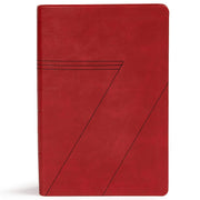 CSB Seven Arrows Bible, Crimson LeatherTouch: The How-to-Study Bible for Students used book depot