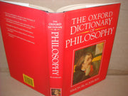 The Oxford Dictionary of Philosophy used book depot