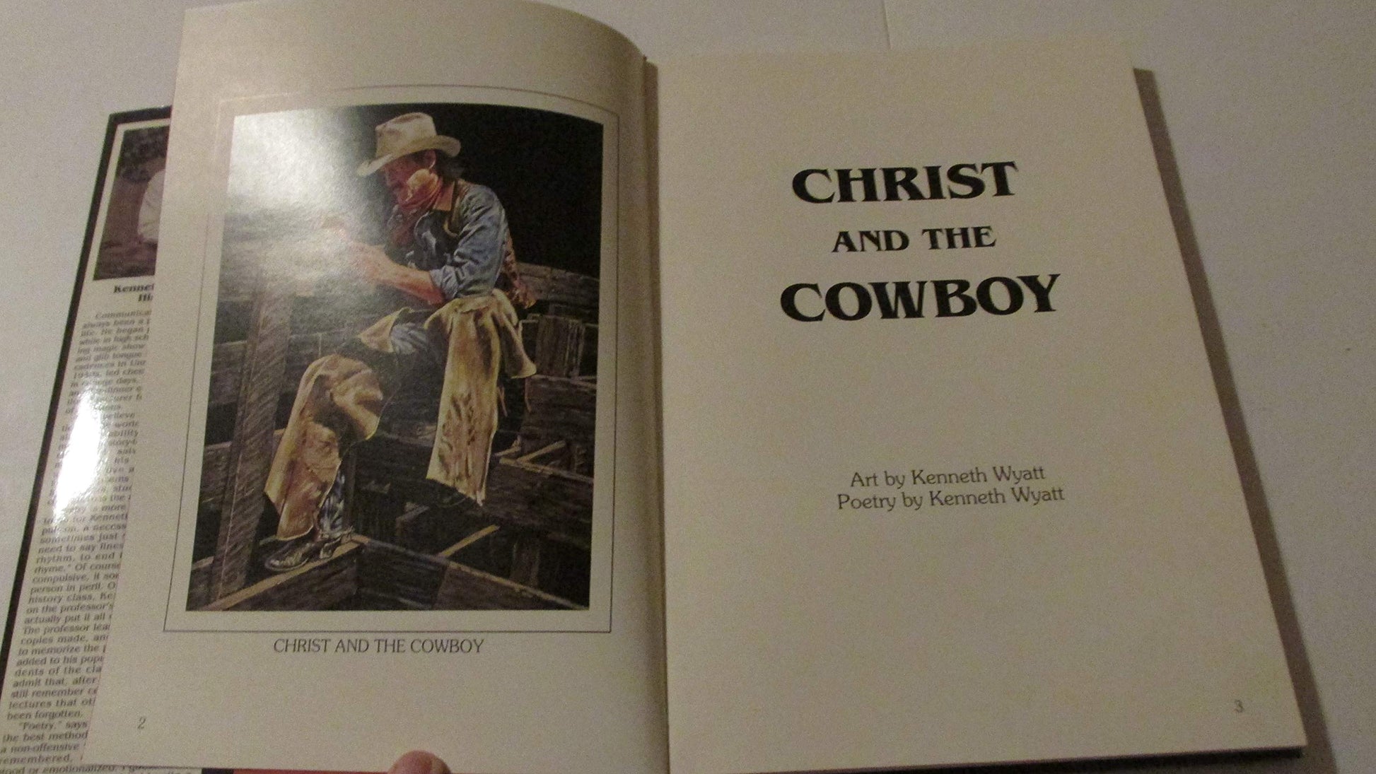 Christ and the cowboy used book depot