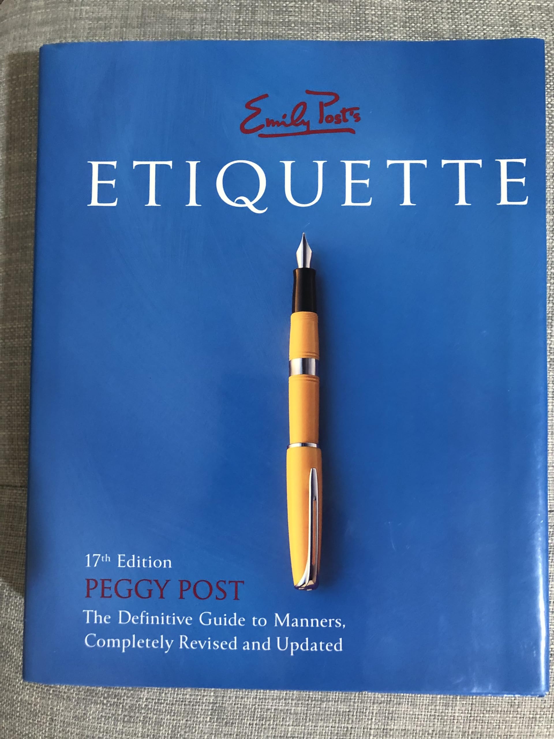 Emily Post's Etiquette, 17th Edition (Thumb Indexed) used book depot