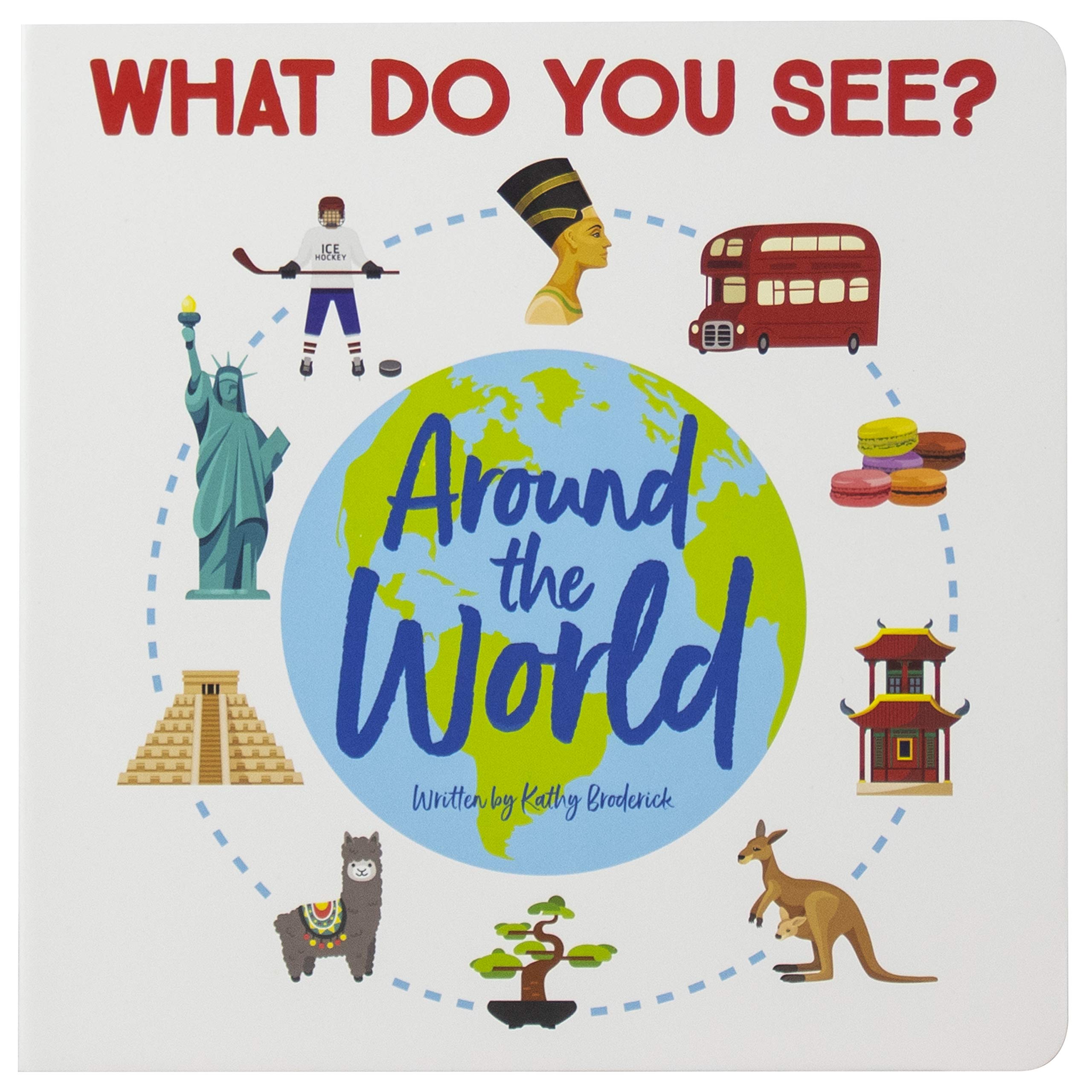What do You See Around the World, a Look and Find Book - PI Kids used book depot