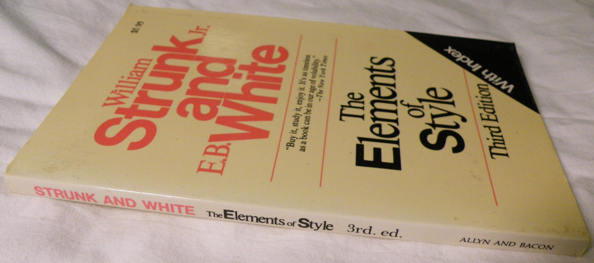 The Elements of Style, Third Edition used book depot