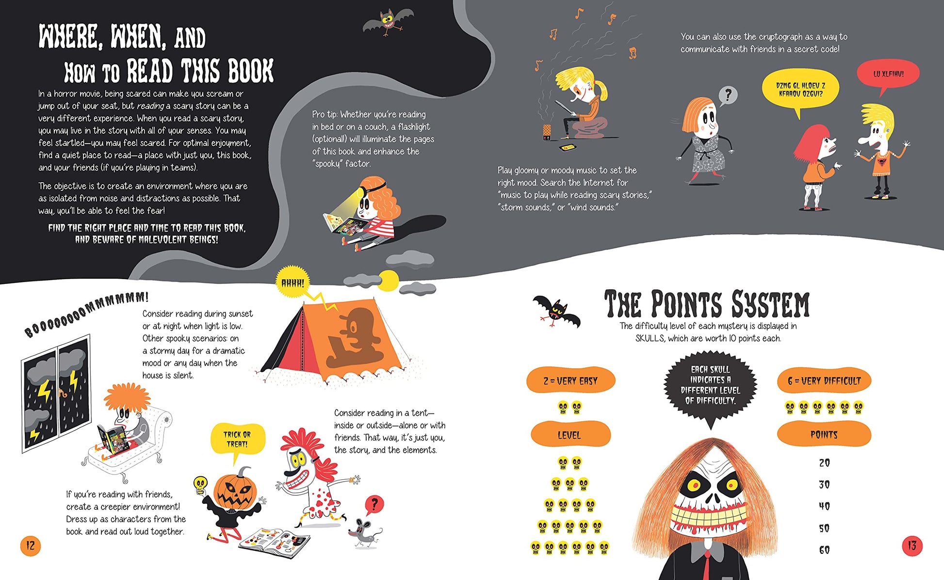 Sleuth & Solve: Spooky: Decode Mind-Twisting Mysteries Inspired by Classic Creepy Characters used book depot