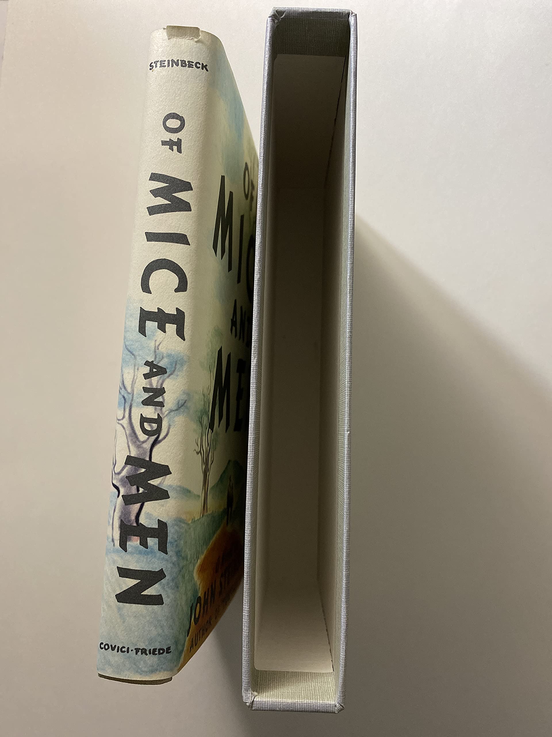 Of Mice and Men by John Steinbeck 1937 First Edition; Covici Friede, NY used book depot