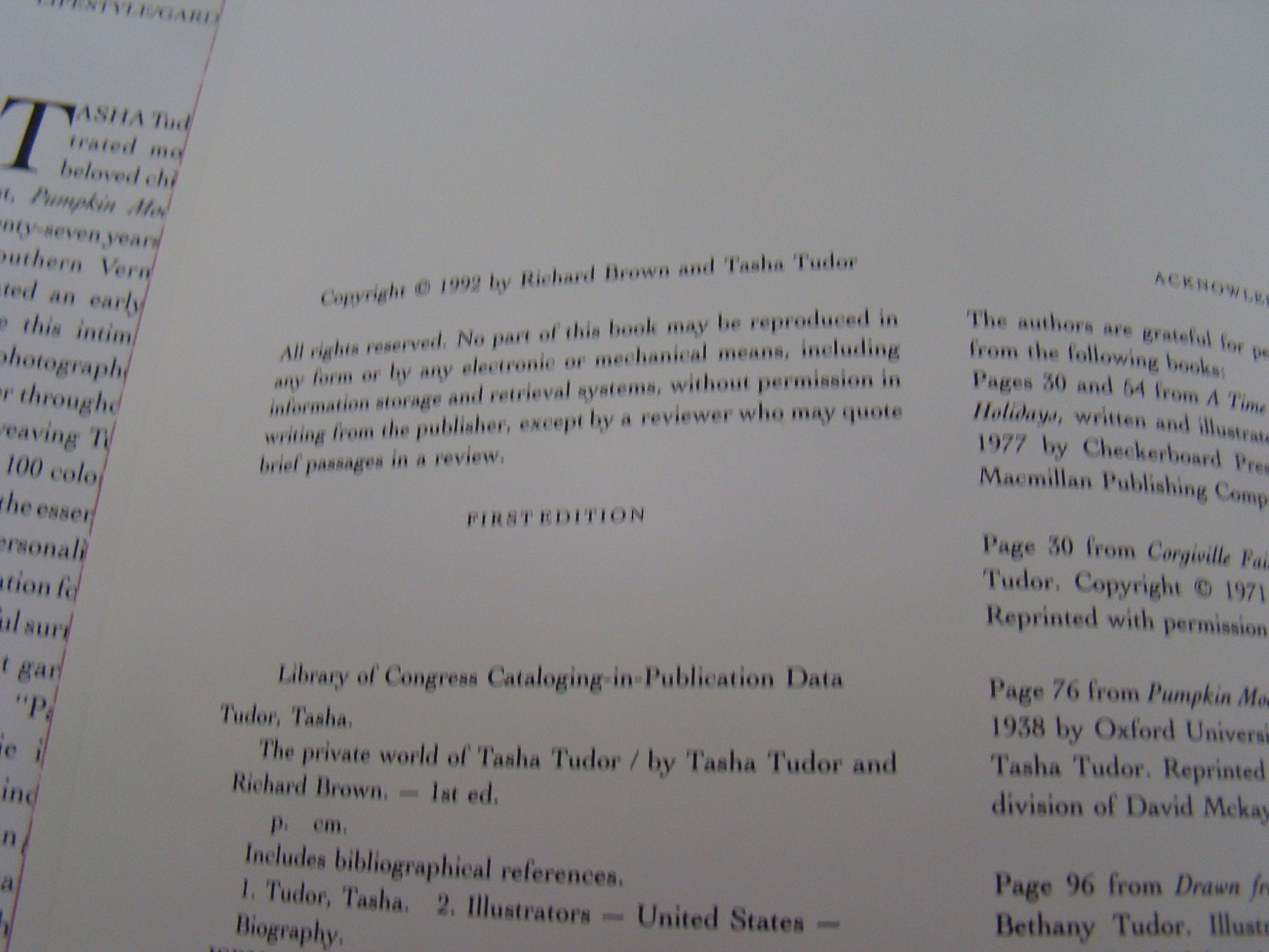 The Private World of Tasha Tudor used book depot