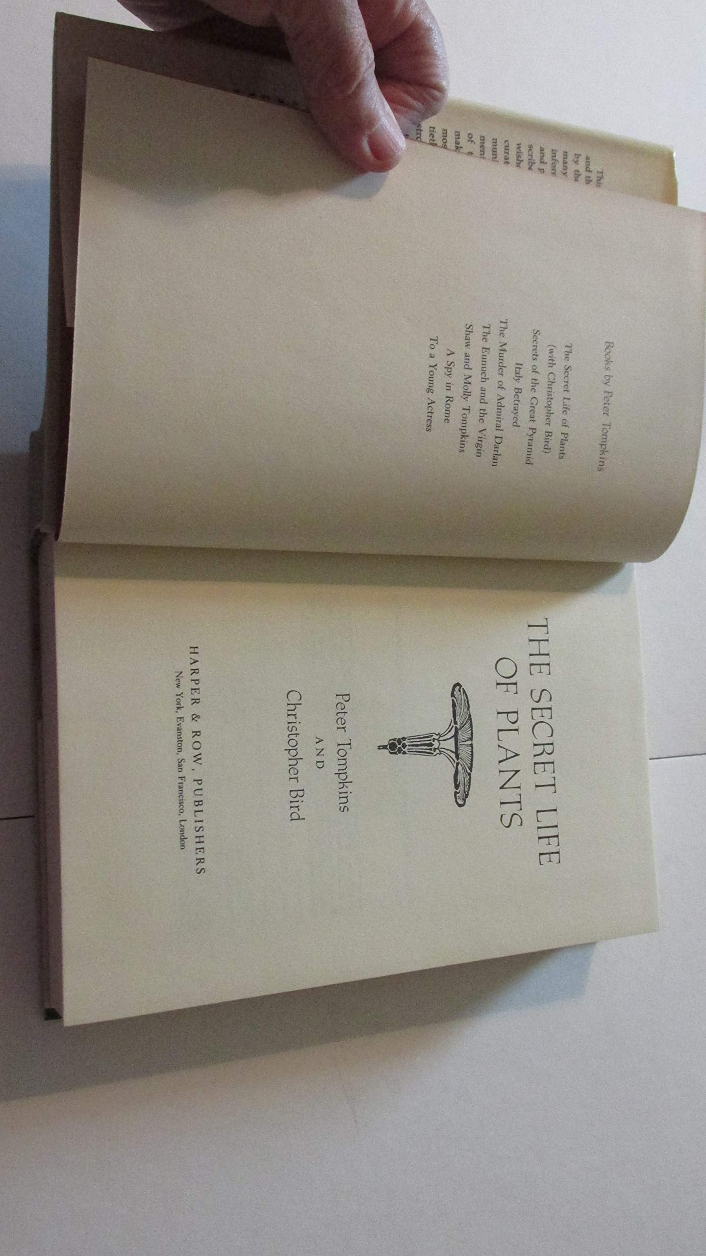 The Secret Life of Plants used book depot