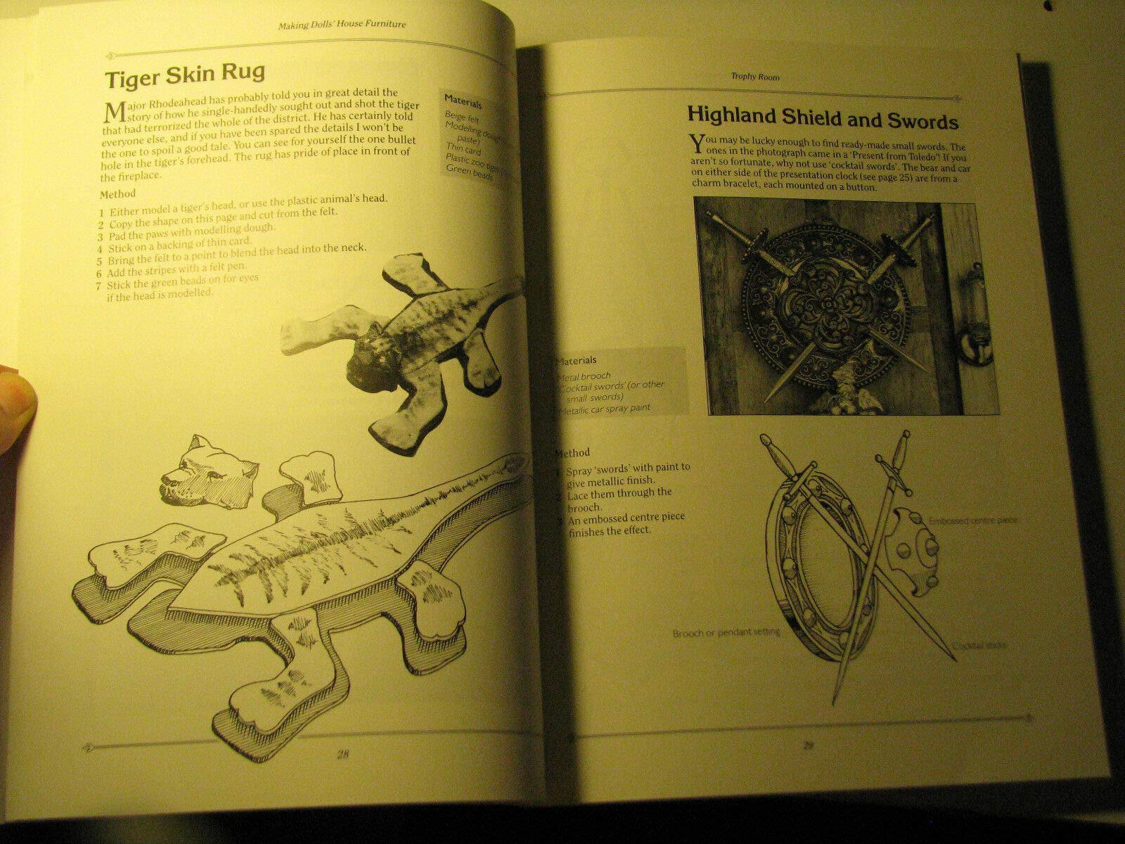 Making Dolls' House Furniture used book depot