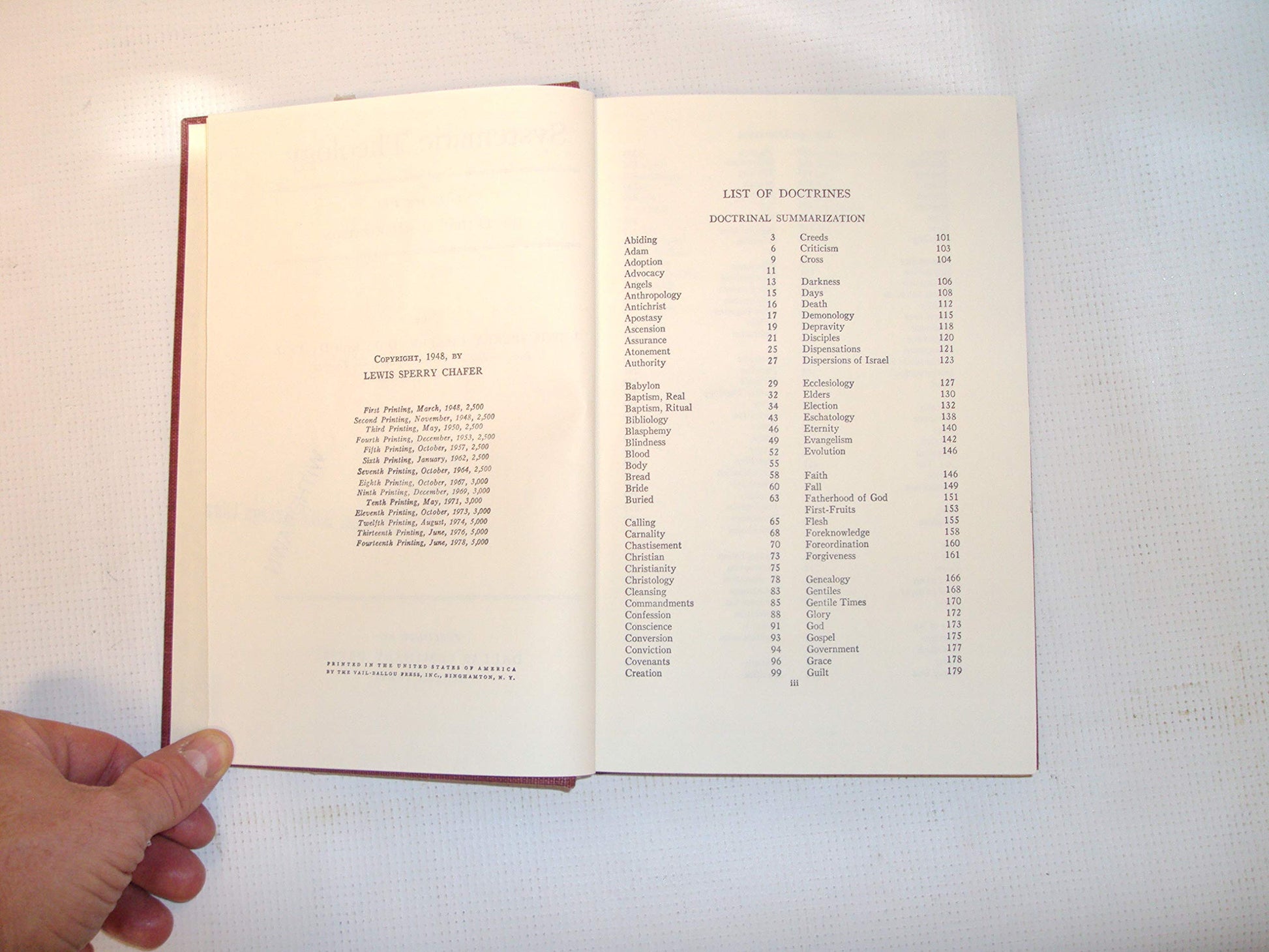 Systematic theology used book depot