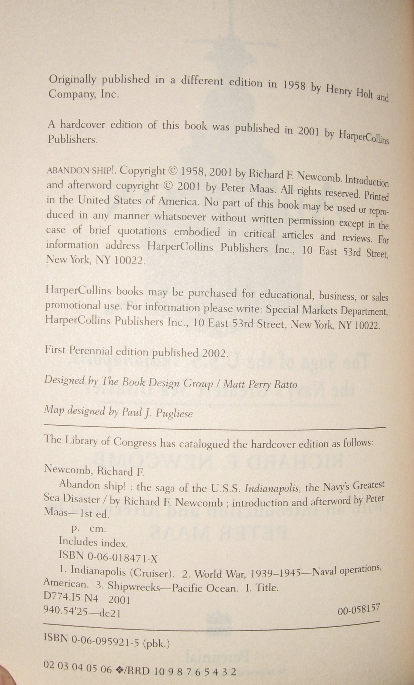 Abandon Ship!: The Saga of the U.S.S. Indianapolis, the Navy's Greatest Sea Disaster