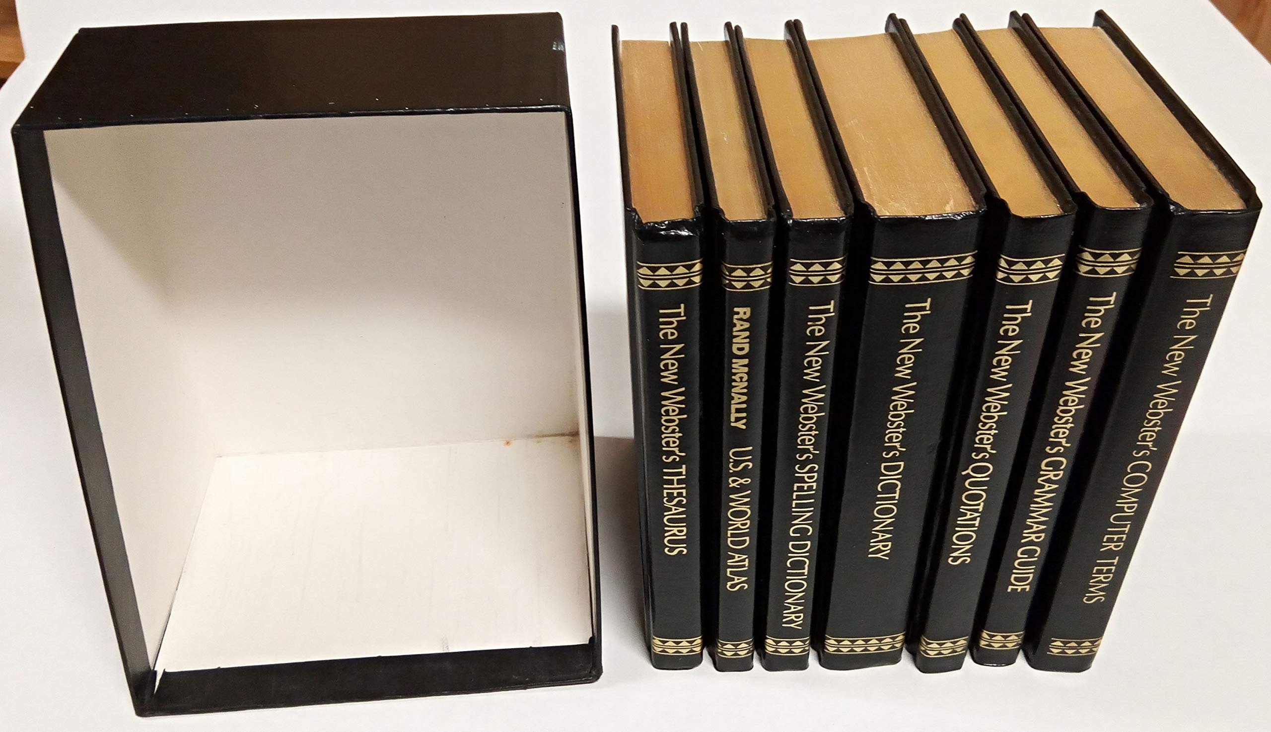 The New Webster's Library of Practical Information (7 Volume Desk Set) used book depot