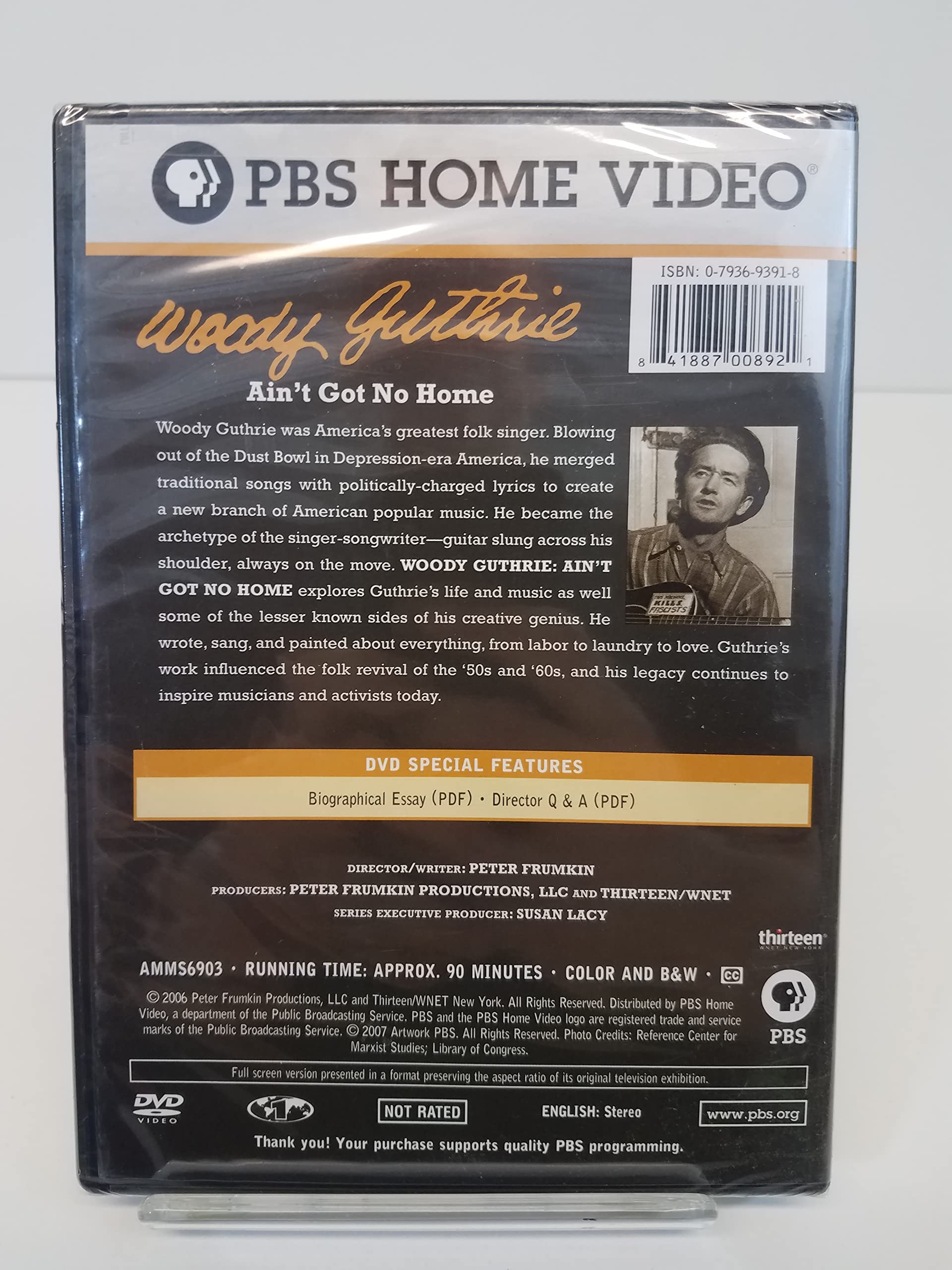 Woody Guthrie: Ain't Got No Home (American Masters) used book depot