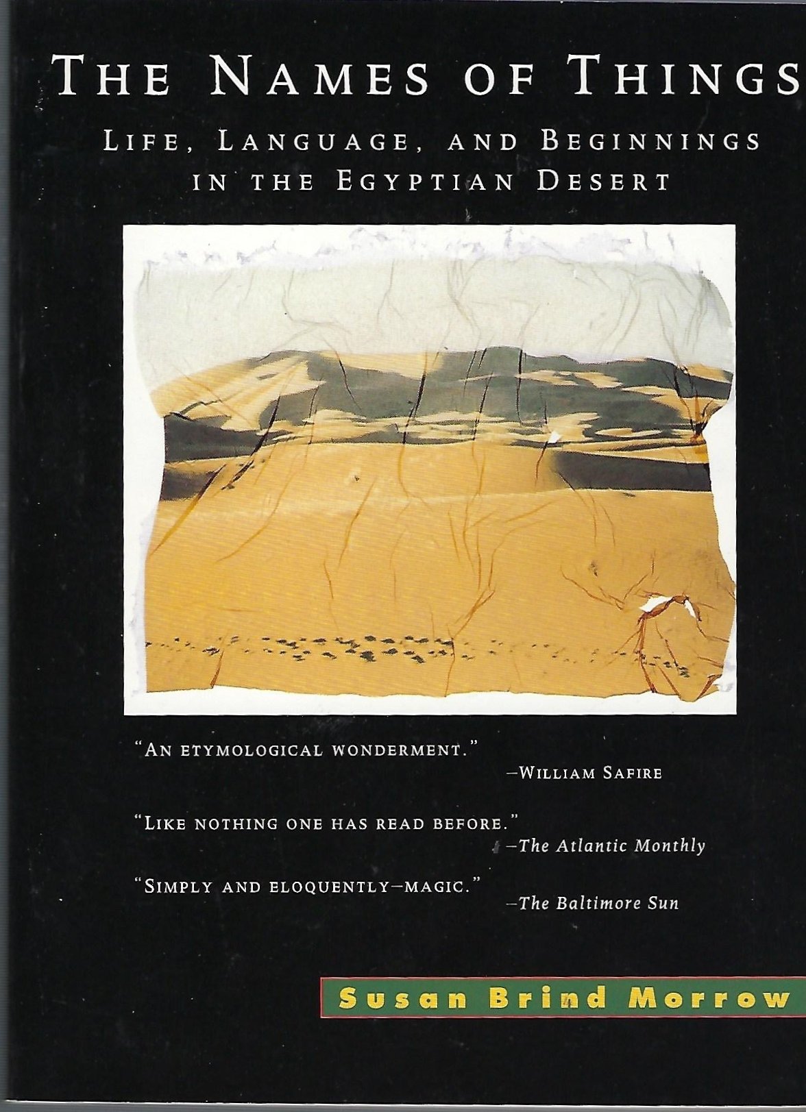 The Names of Things: Life, Language, and Beginnings in the Egyptian Desert used book depot