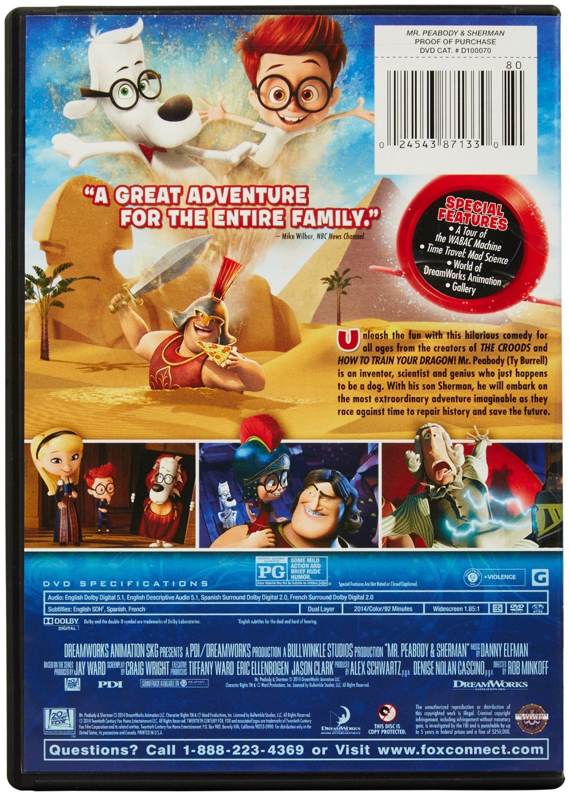 Mr. Peabody & Sherman [DVD]