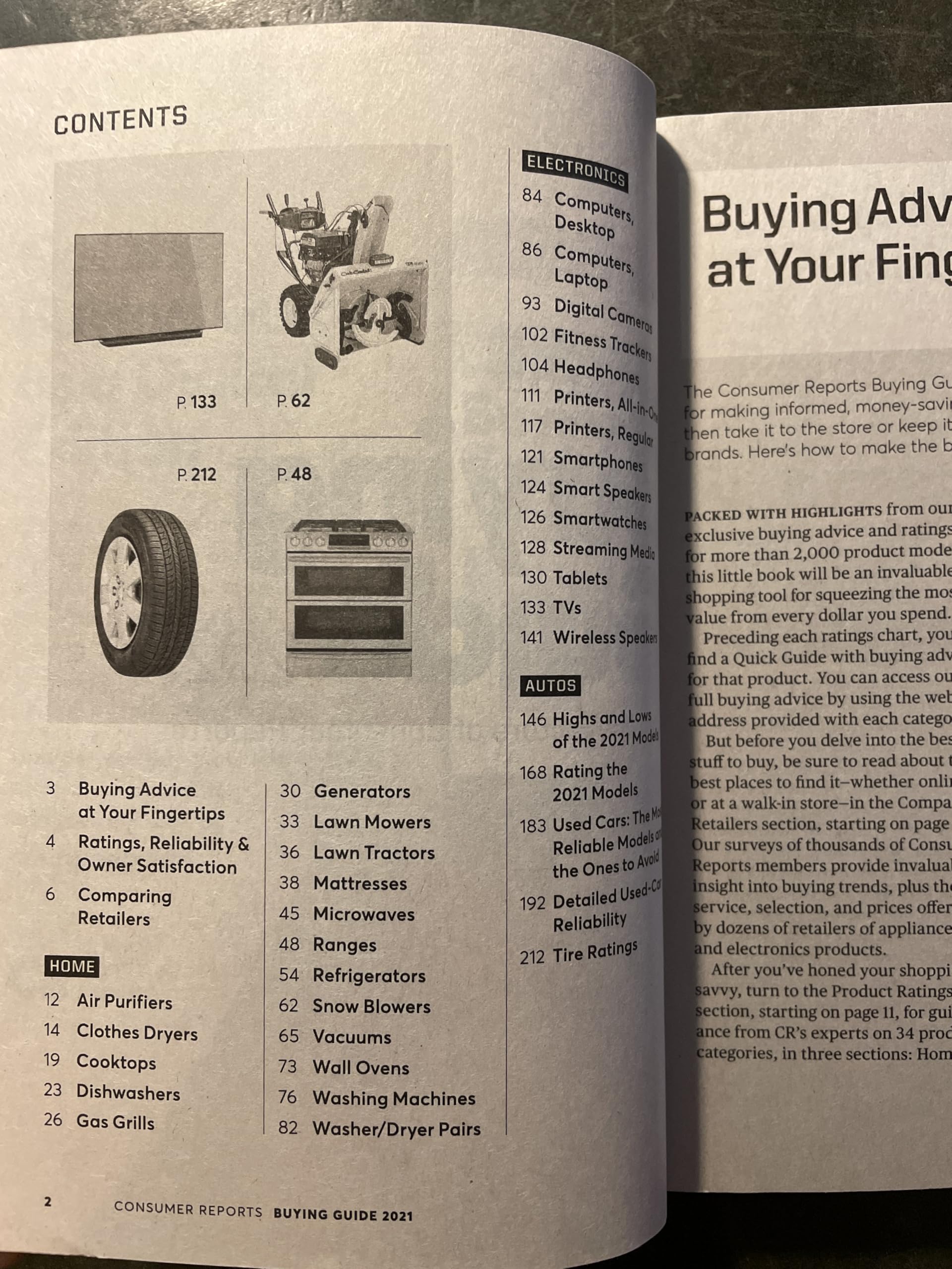 CONSUMER REPORTS BUYING GUIDE 2021 - - WHAT TO BUY & WHAT NOT TO BUY used book depot