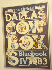 The official 1983 Dallas Cowboys bluebook used book depot