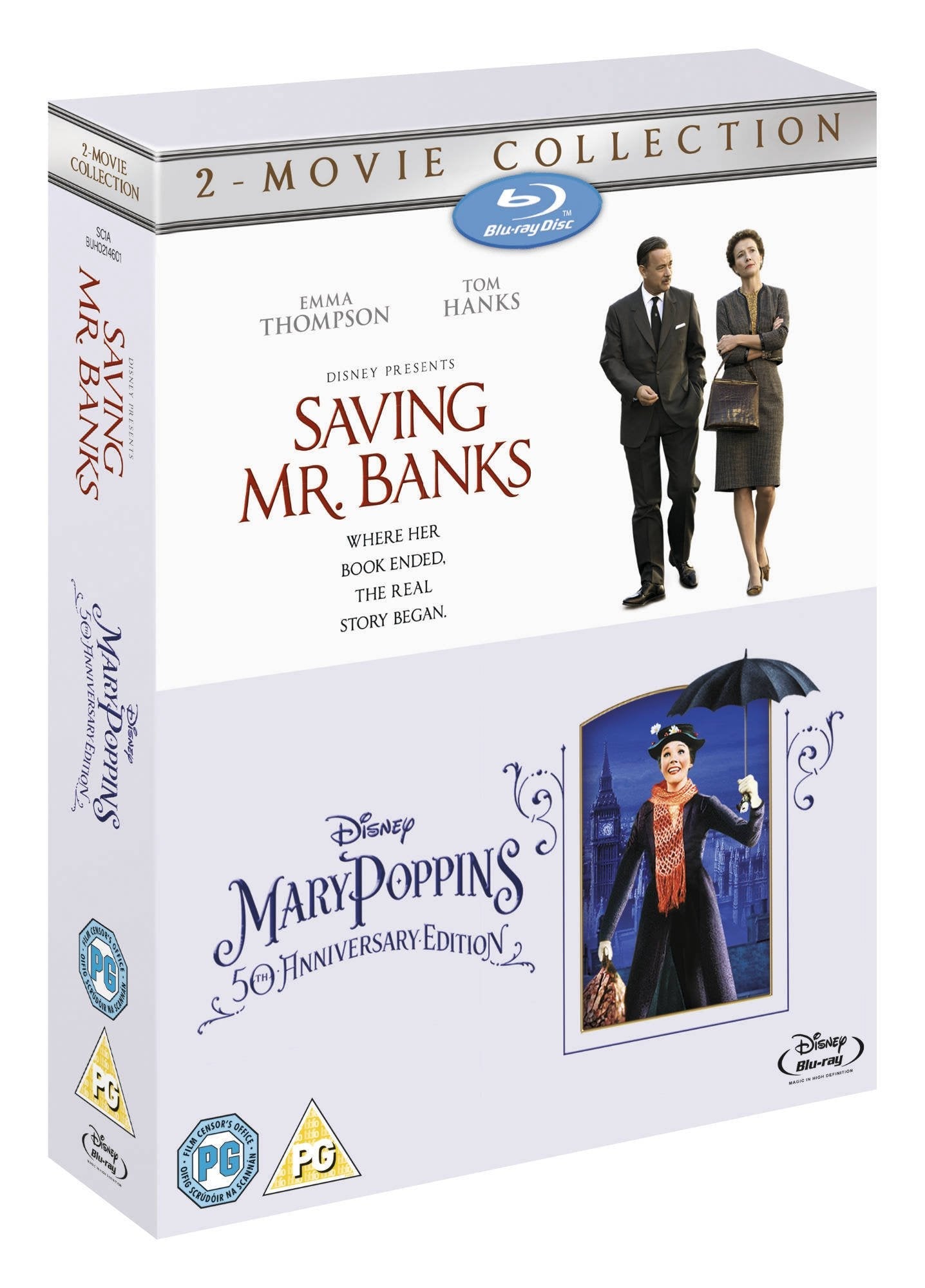 Saving Mr Banks & Mary Poppins [Blu-ray] [Region Free] used book depot