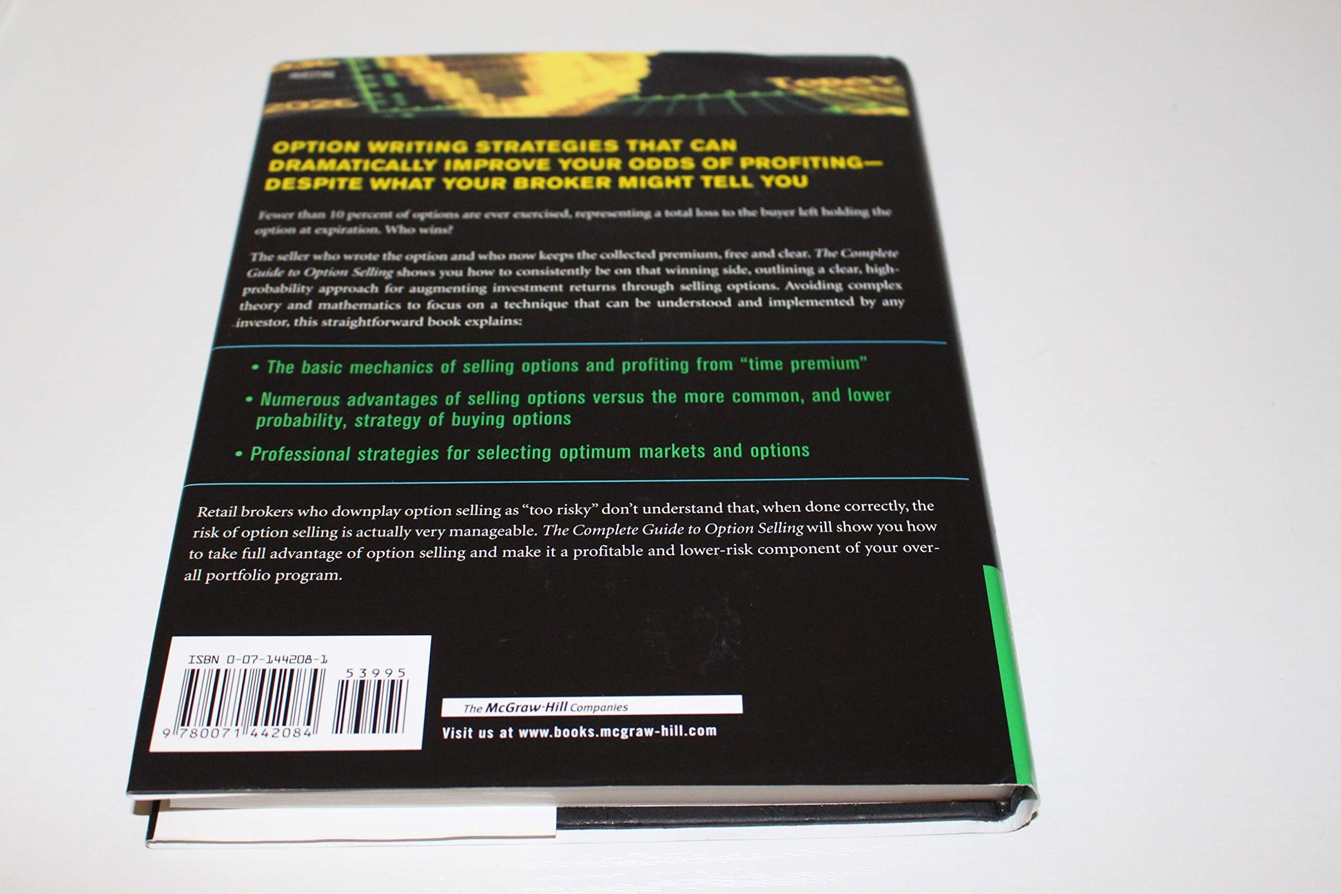 The Complete Guide to Option Selling used book depot