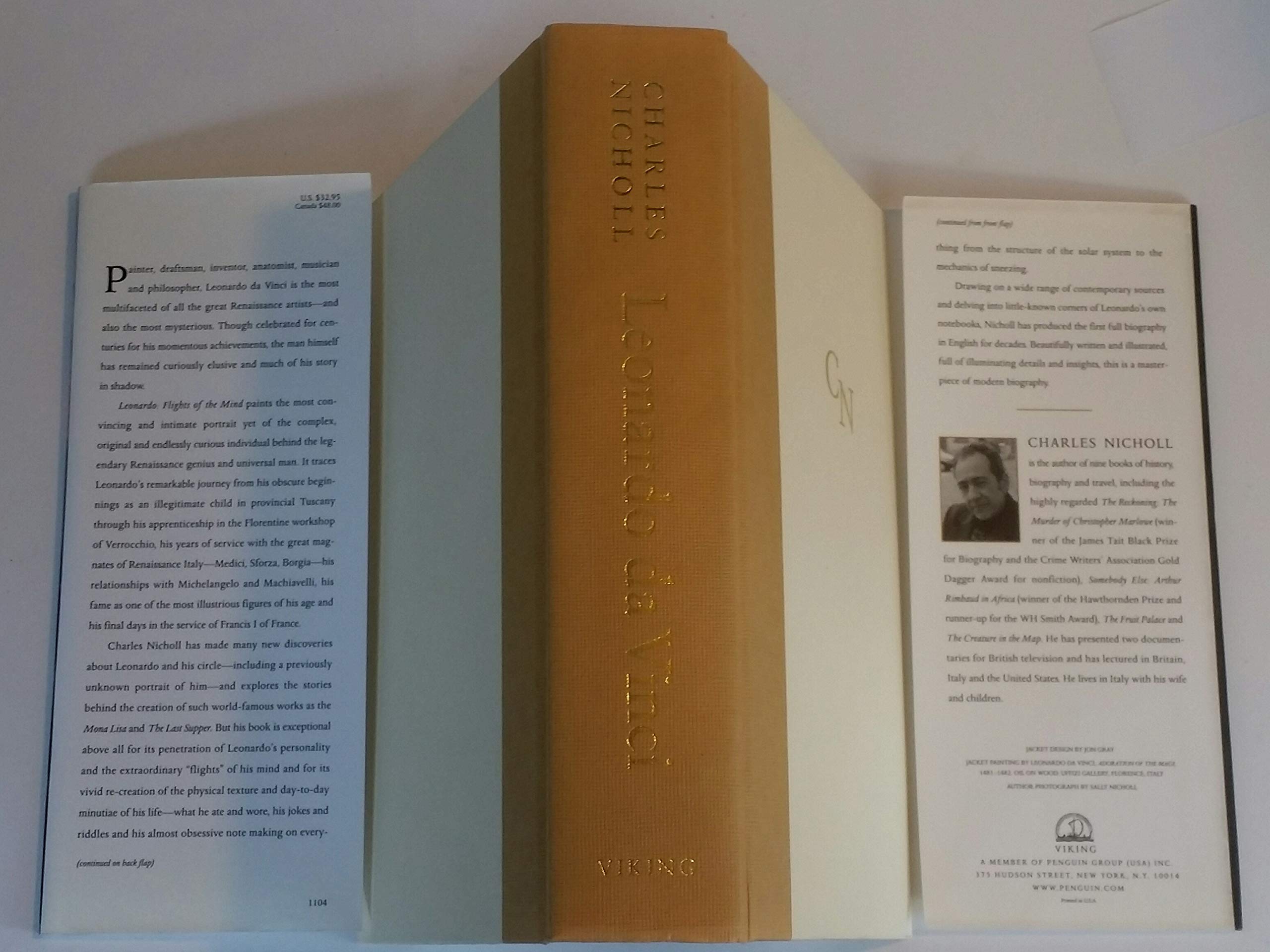 Leonardo da Vinci: Flights of the Mind: A Biography used book depot