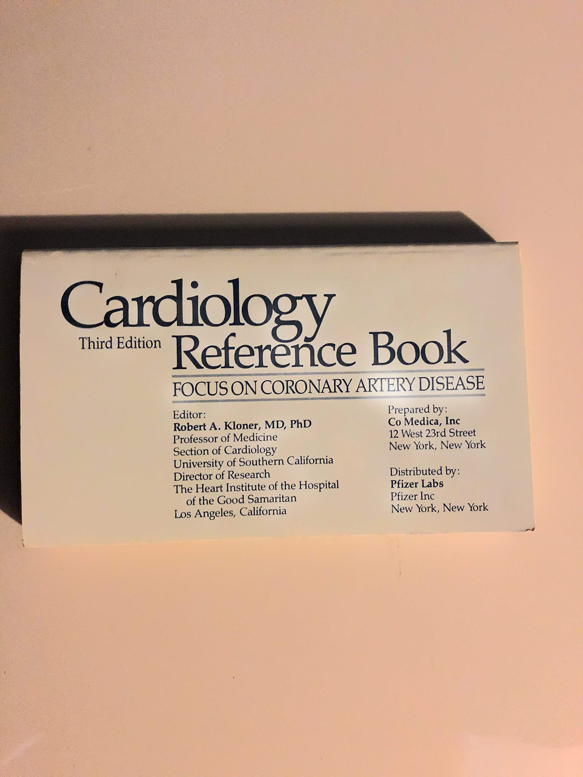 Cardiology Reference Book Focus on Coronary Artery Disease.