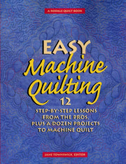 Easy Machine Quilting: 12 Step-by-Step Lessons from the Pros, Plus a Dozen Projects to Machine Quilt used book depot