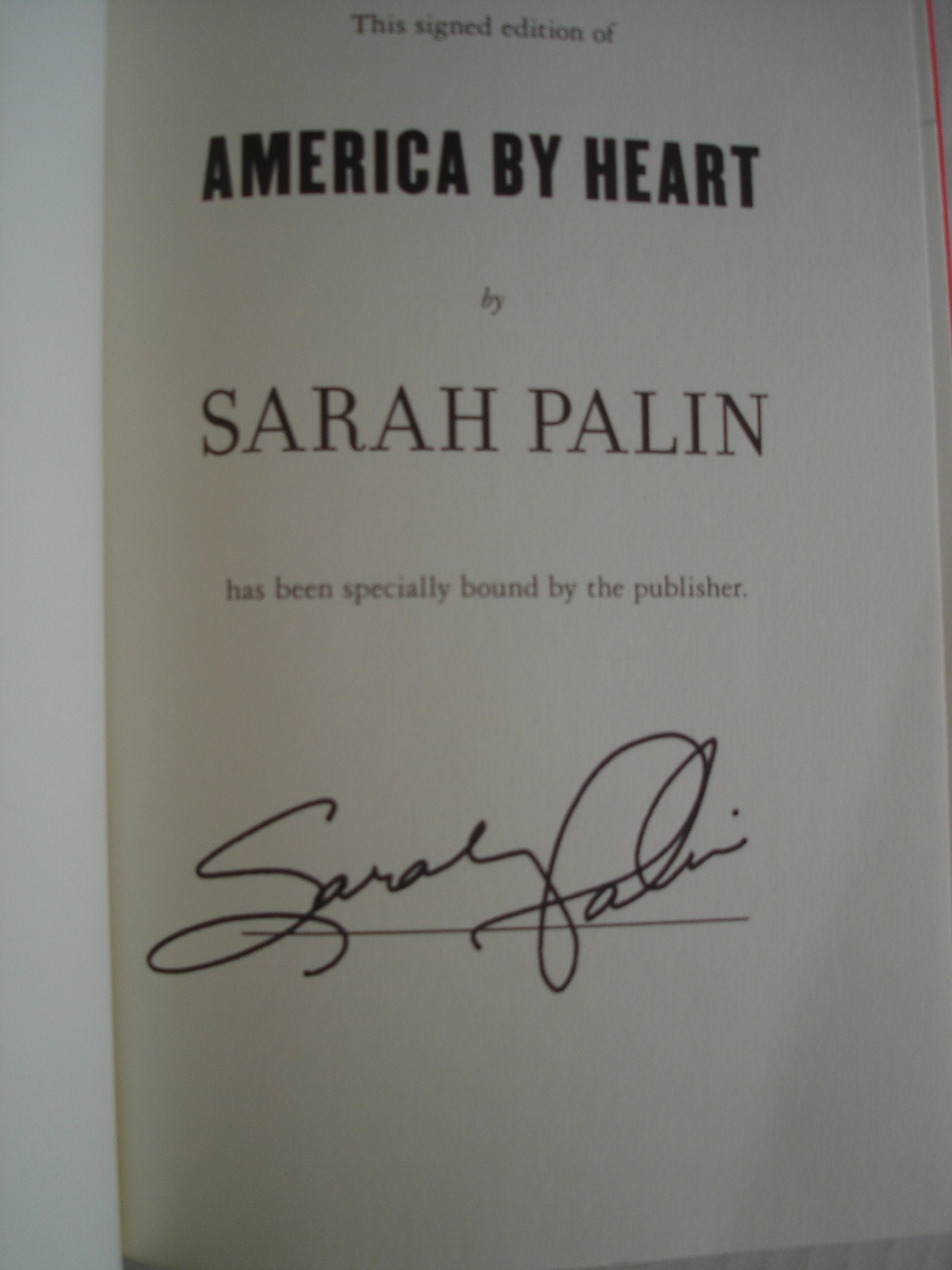 America by Heart: Reflections on Family, Faith, and Flag used book depot