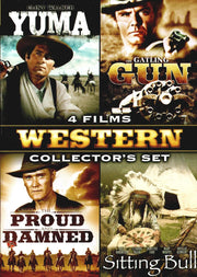 4 Films Western Collector's Set (Yuma / The Gatling Gun / The Proud and the Damned / Sitting Bull)