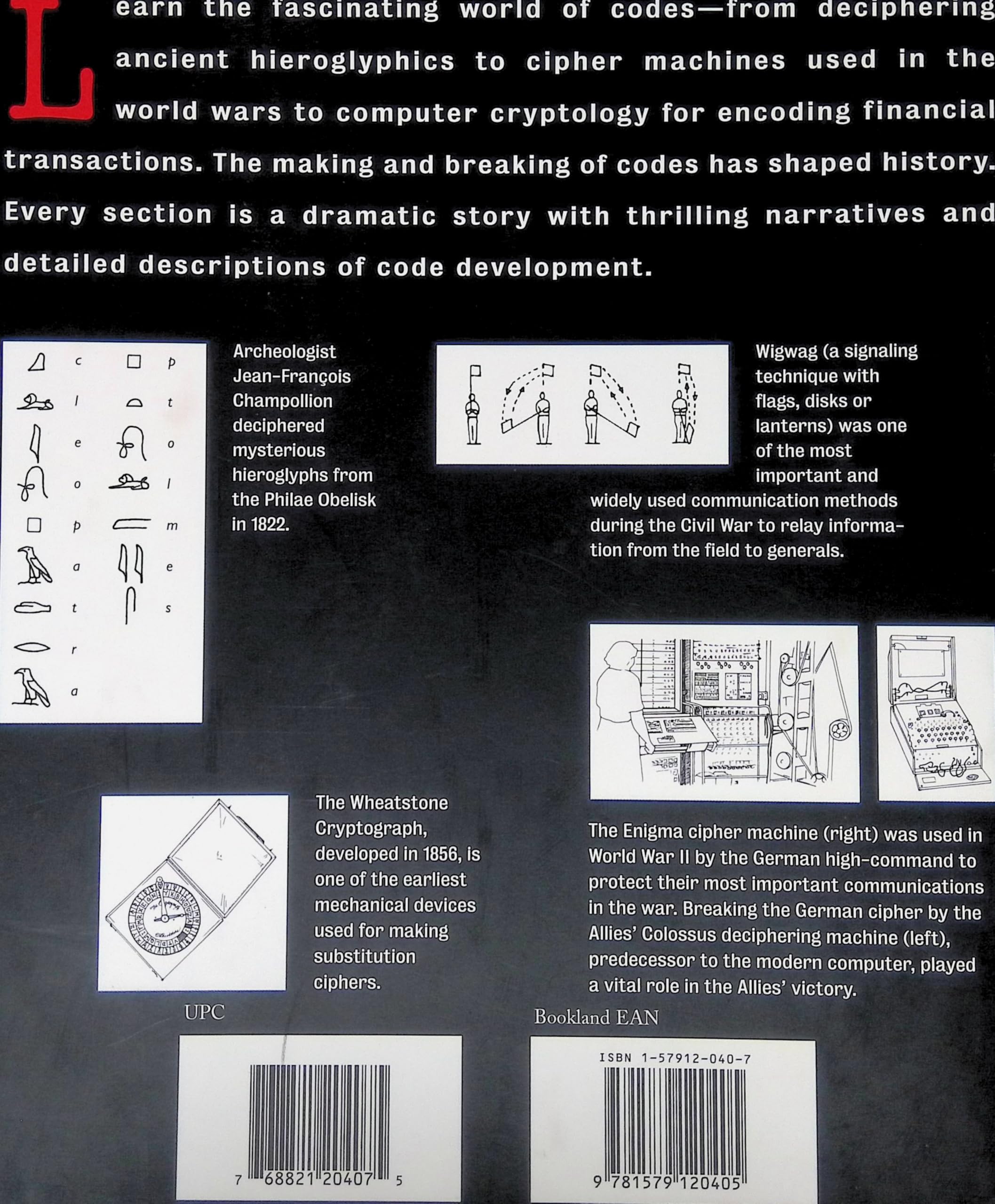 Codes, Ciphers and Other Cryptic and Clandestine Communication: 400 Ways to Send Secret Messages from Hieroglyphs to the Internet