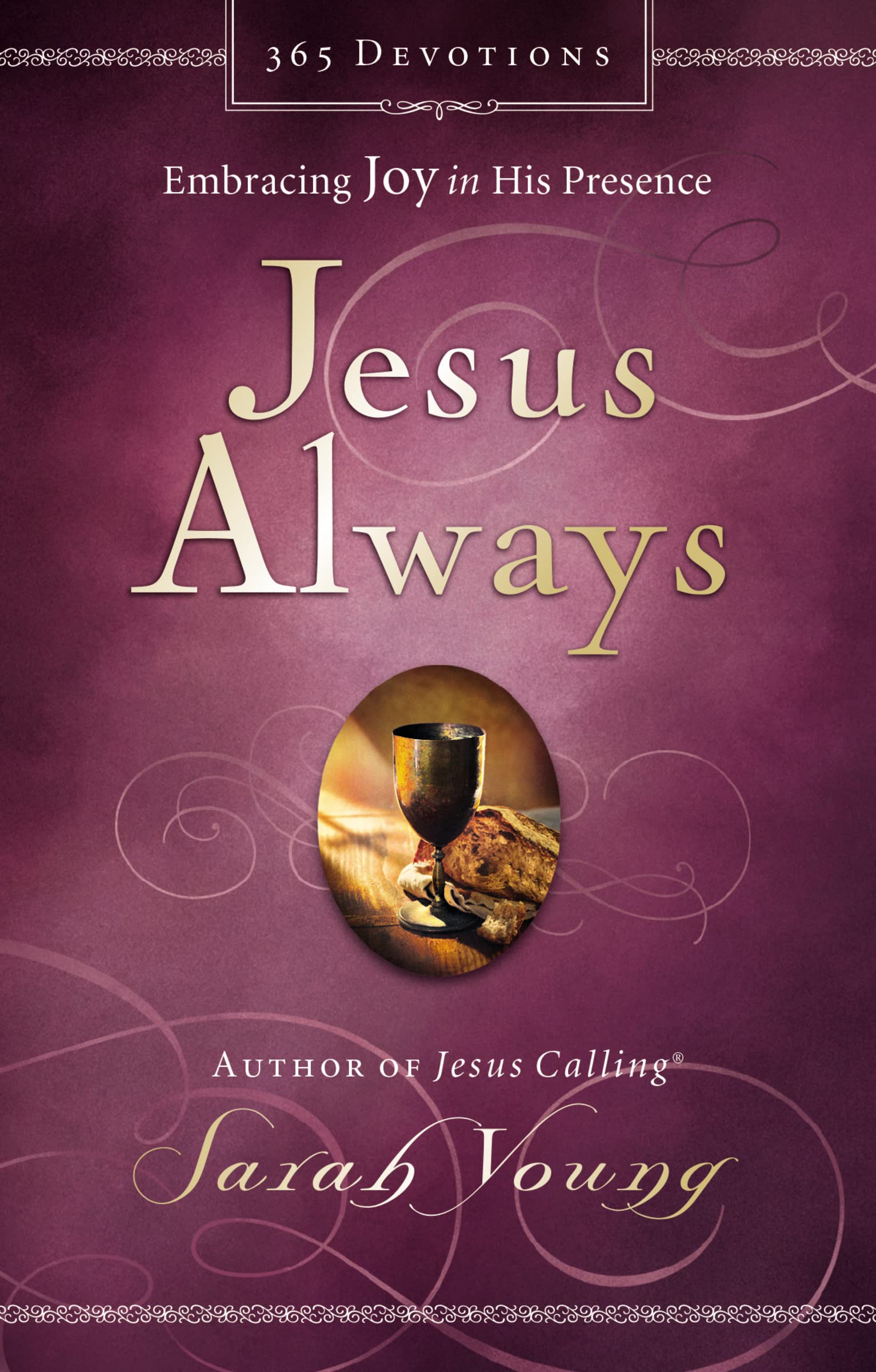 Jesus Always, Padded Hardcover, with Scripture References: Embracing Joy in His Presence (A 365-Day Devotional) used book depot