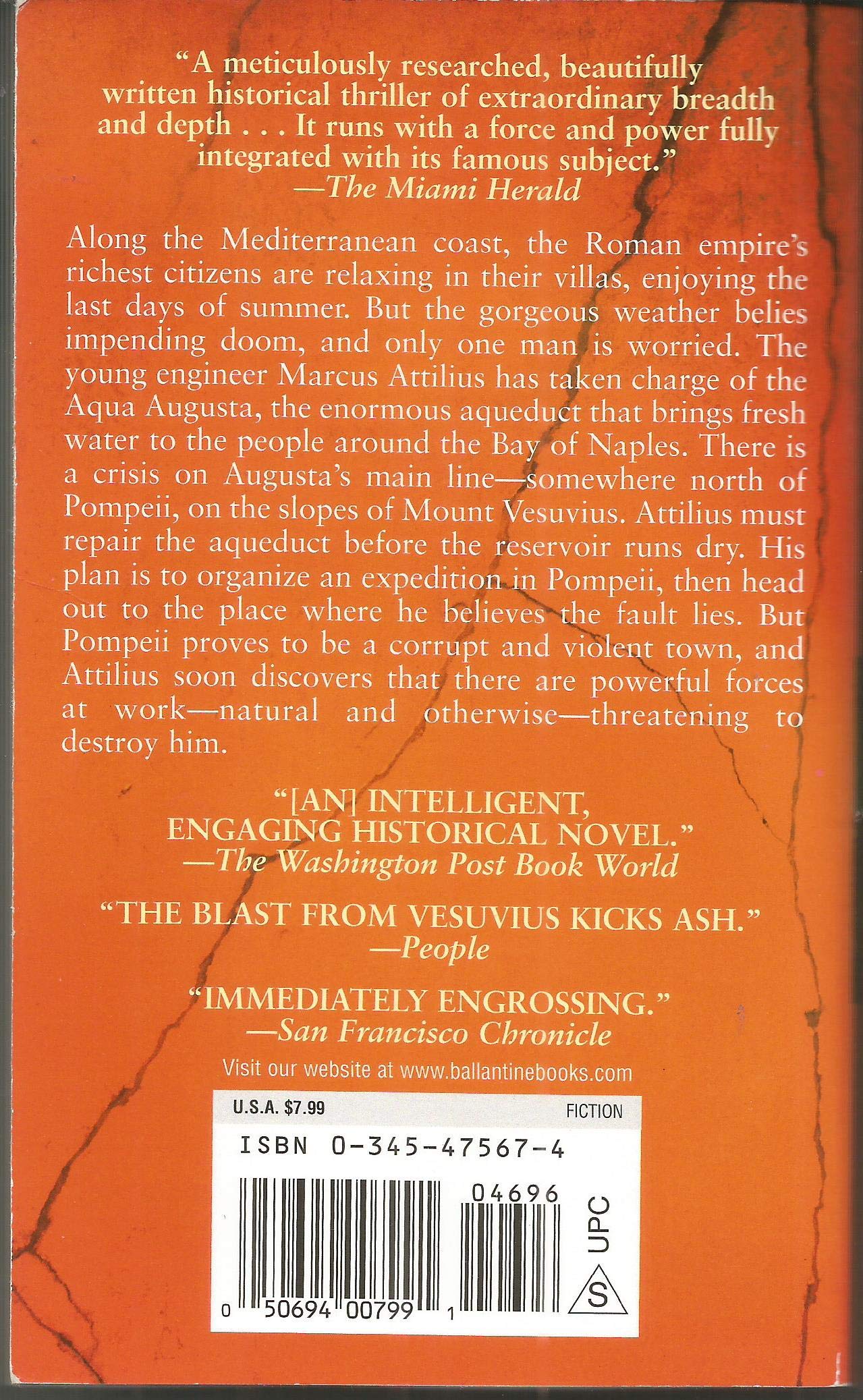 Pompeii: A Novel used book depot
