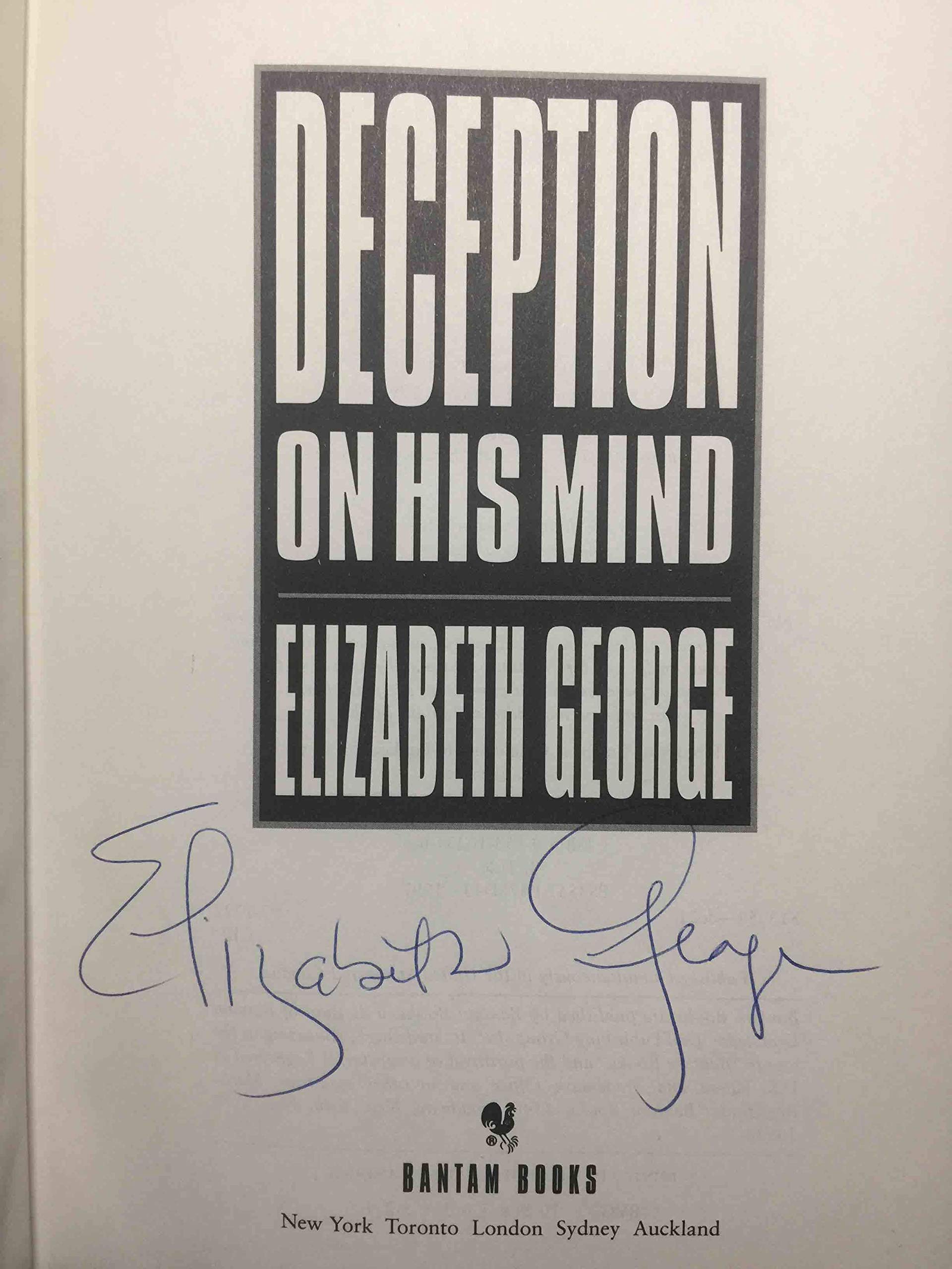 Deception on His Mind used book depot