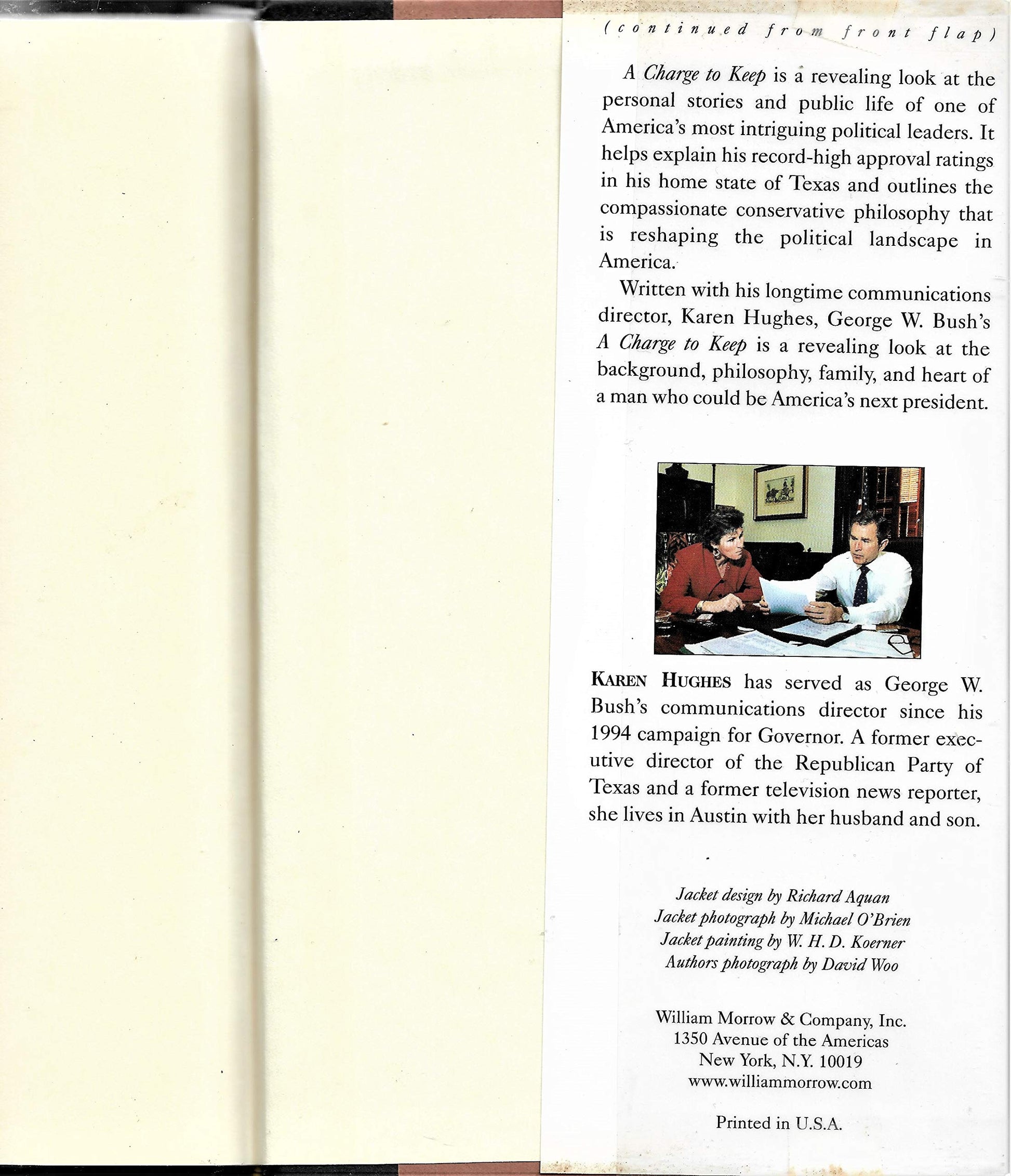 A Charge to Keep used book depot