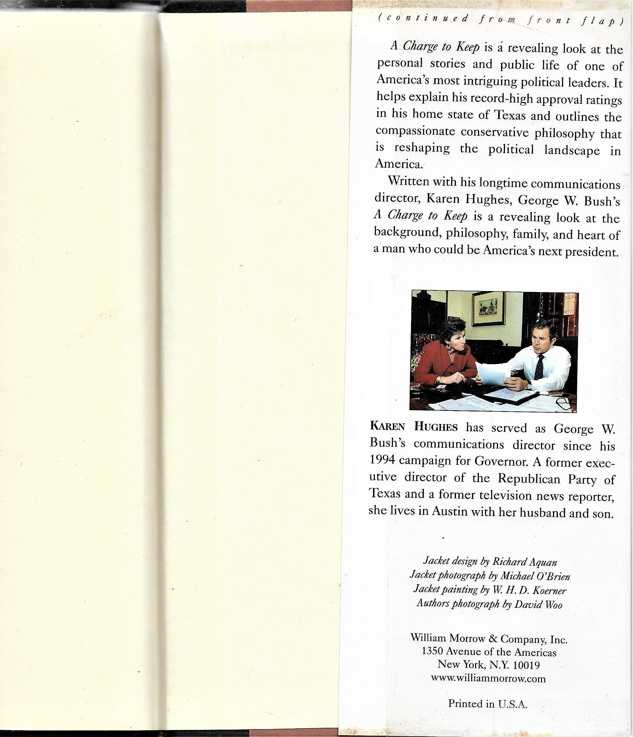 A Charge to Keep used book depot