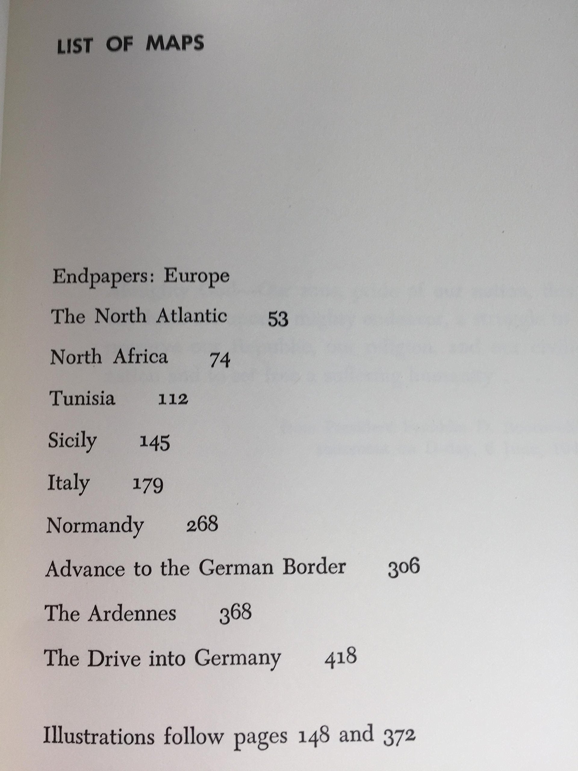 The Mighty Endeavor: American Armed Forces in the European Theater in World War II used book depot