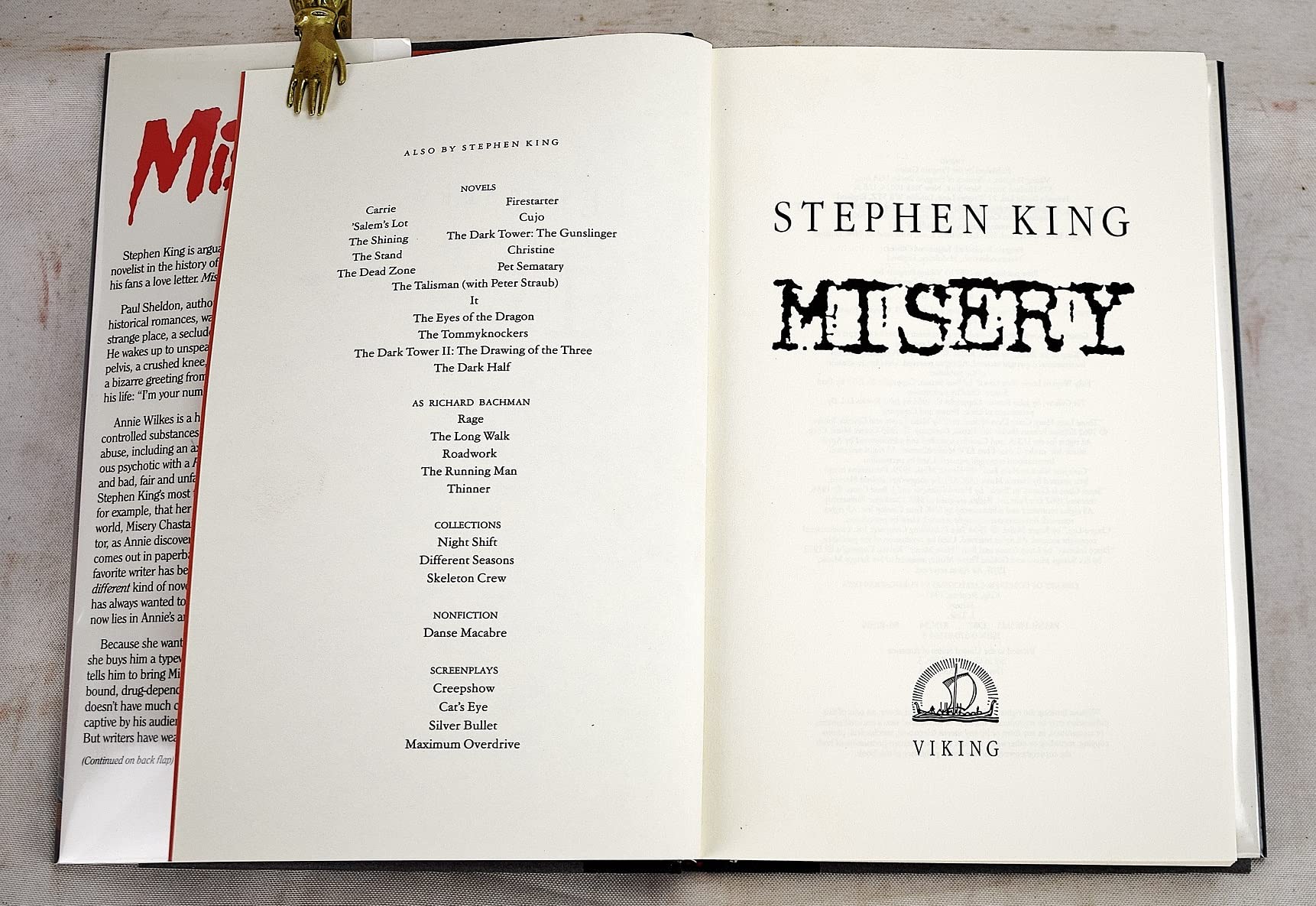 Misery used book depot