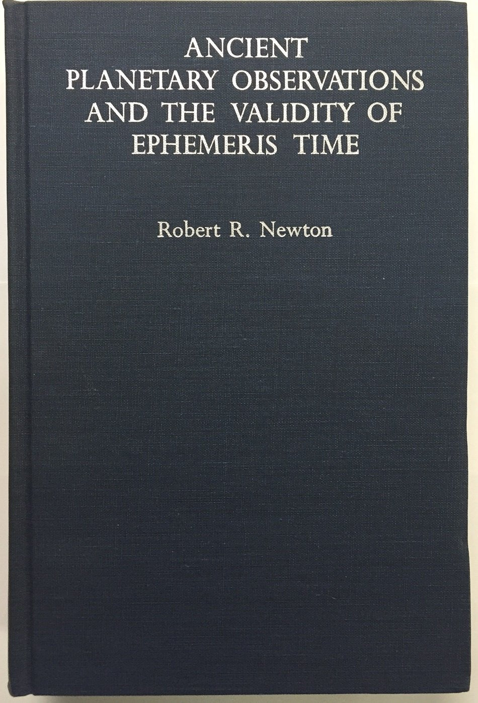 Ancient Planetary Observations and the Validity of Ephemeris Time