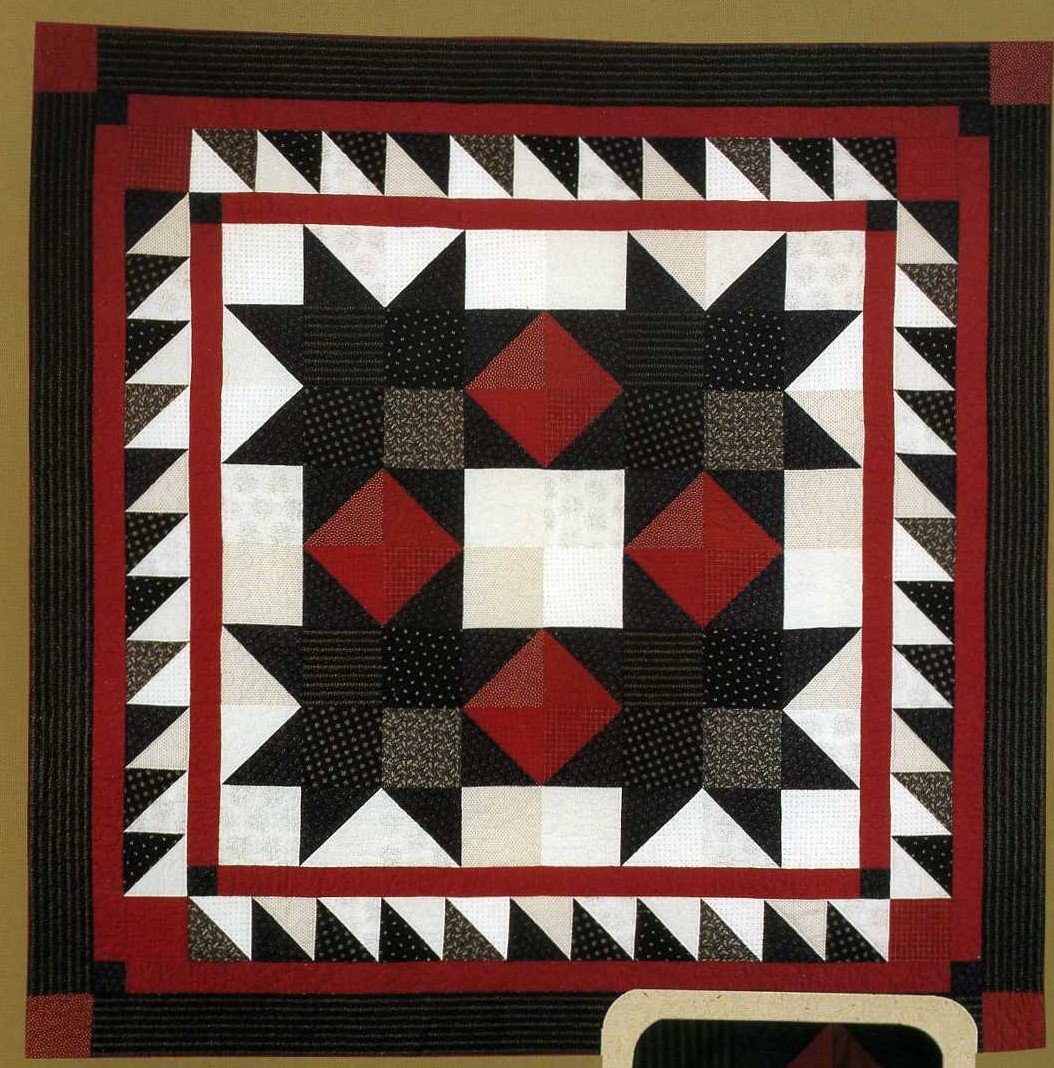 One block says it all: Wonderful bed quilts to piece in a weekend used book depot