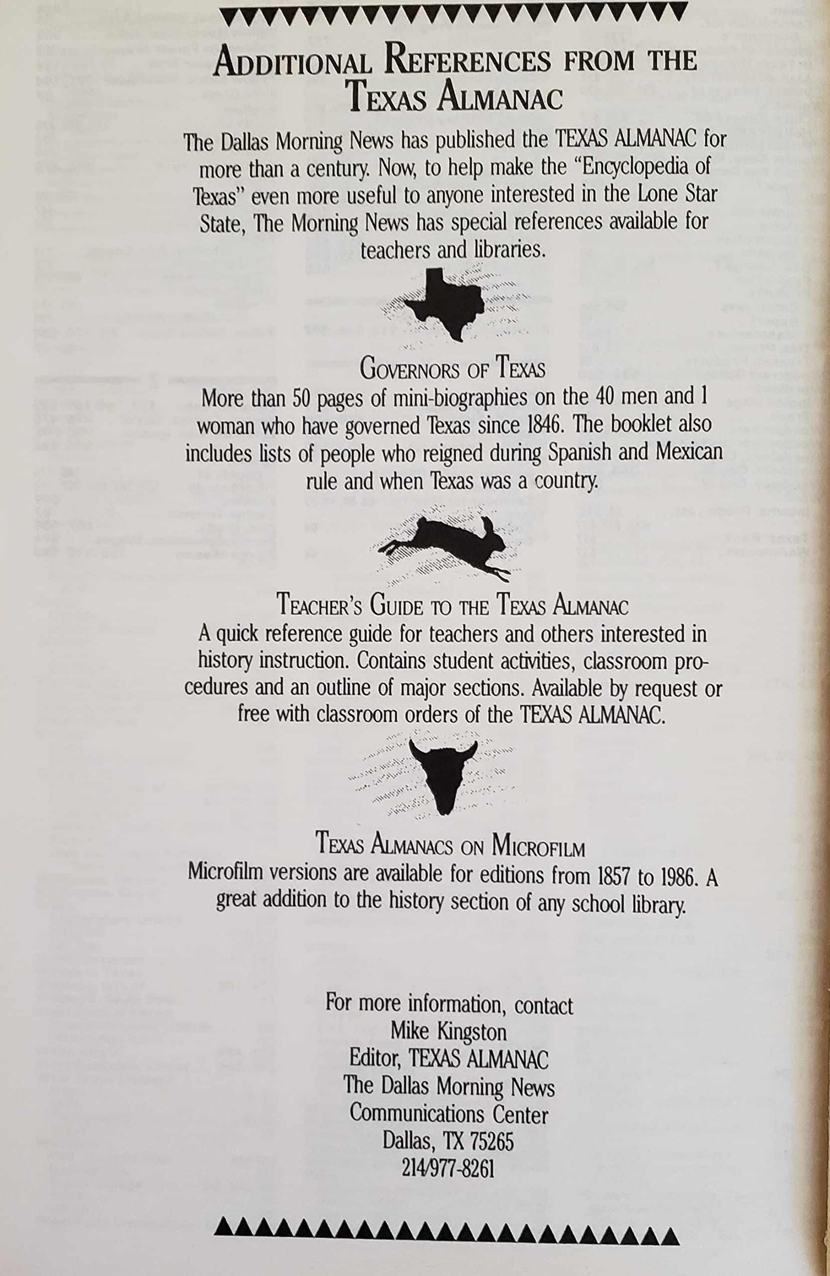 Texas Almanac, 1986-1987: State Industrial Guide used book depot